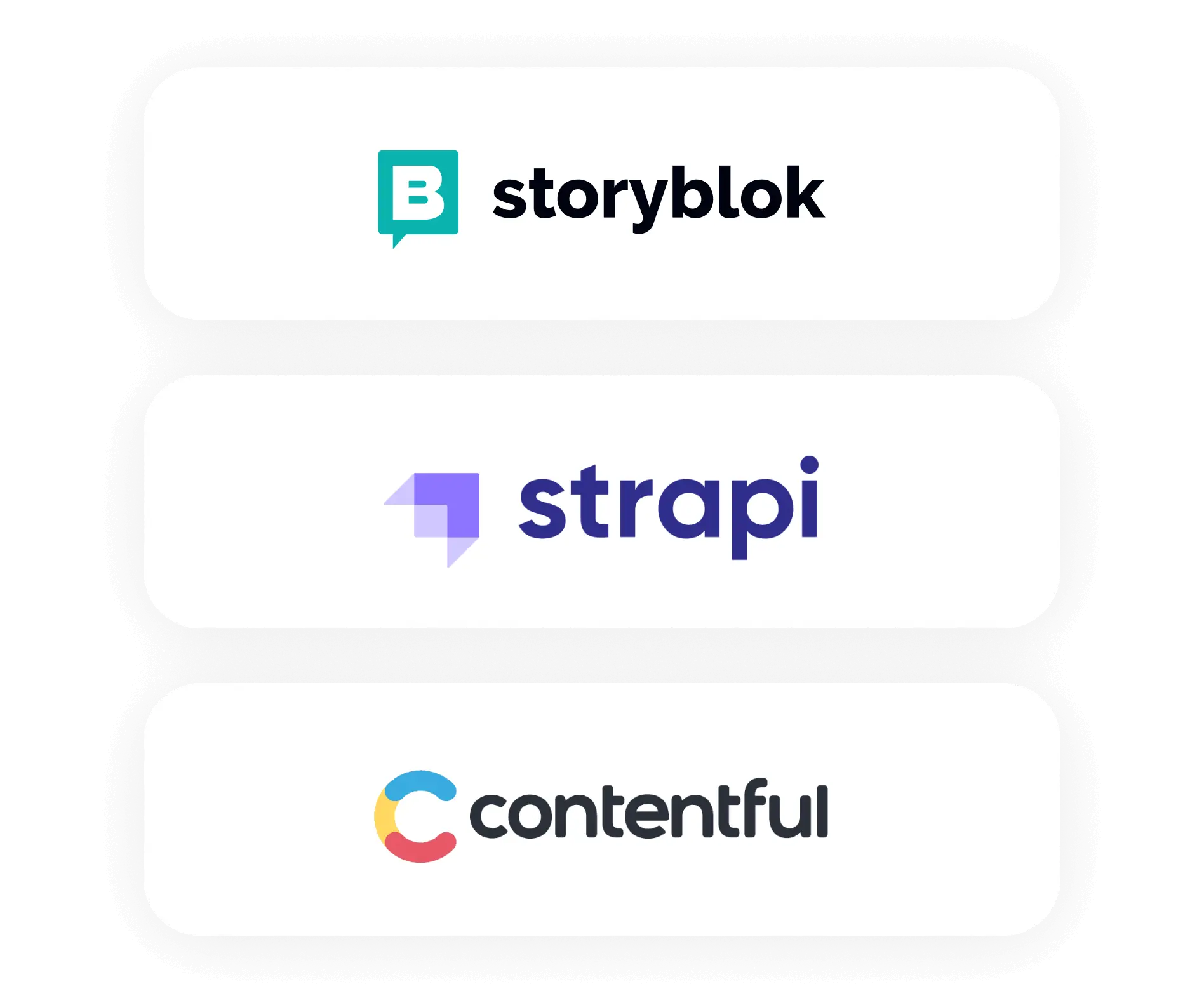 headless cms logos