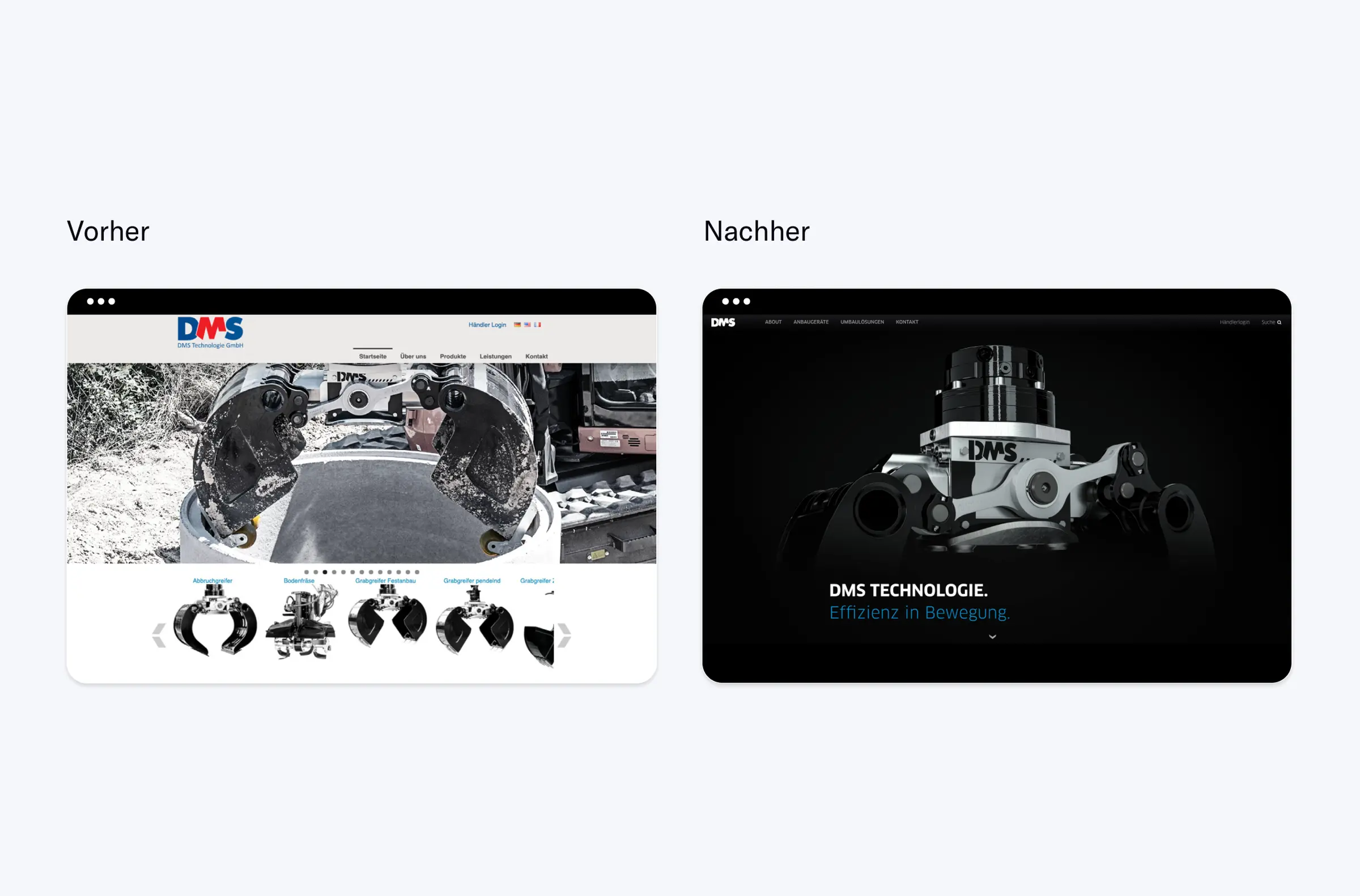 DMS Vorher Nachher