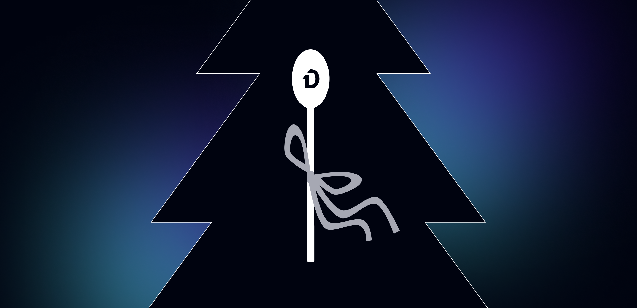 Weihnachtsgruss Grafik Landscape