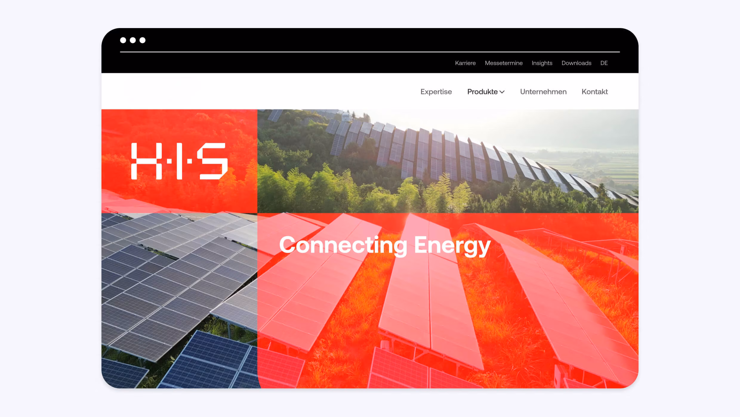 HIS Storyblok Headless CMS Website Startseite