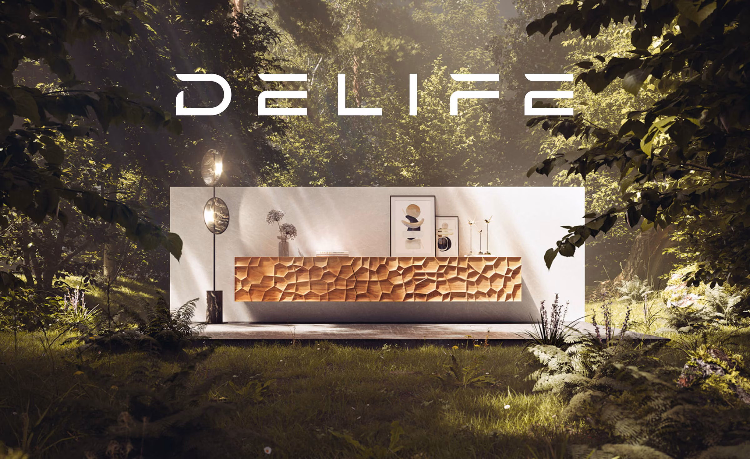 Delife Logo und Produkt Stimmungsbild