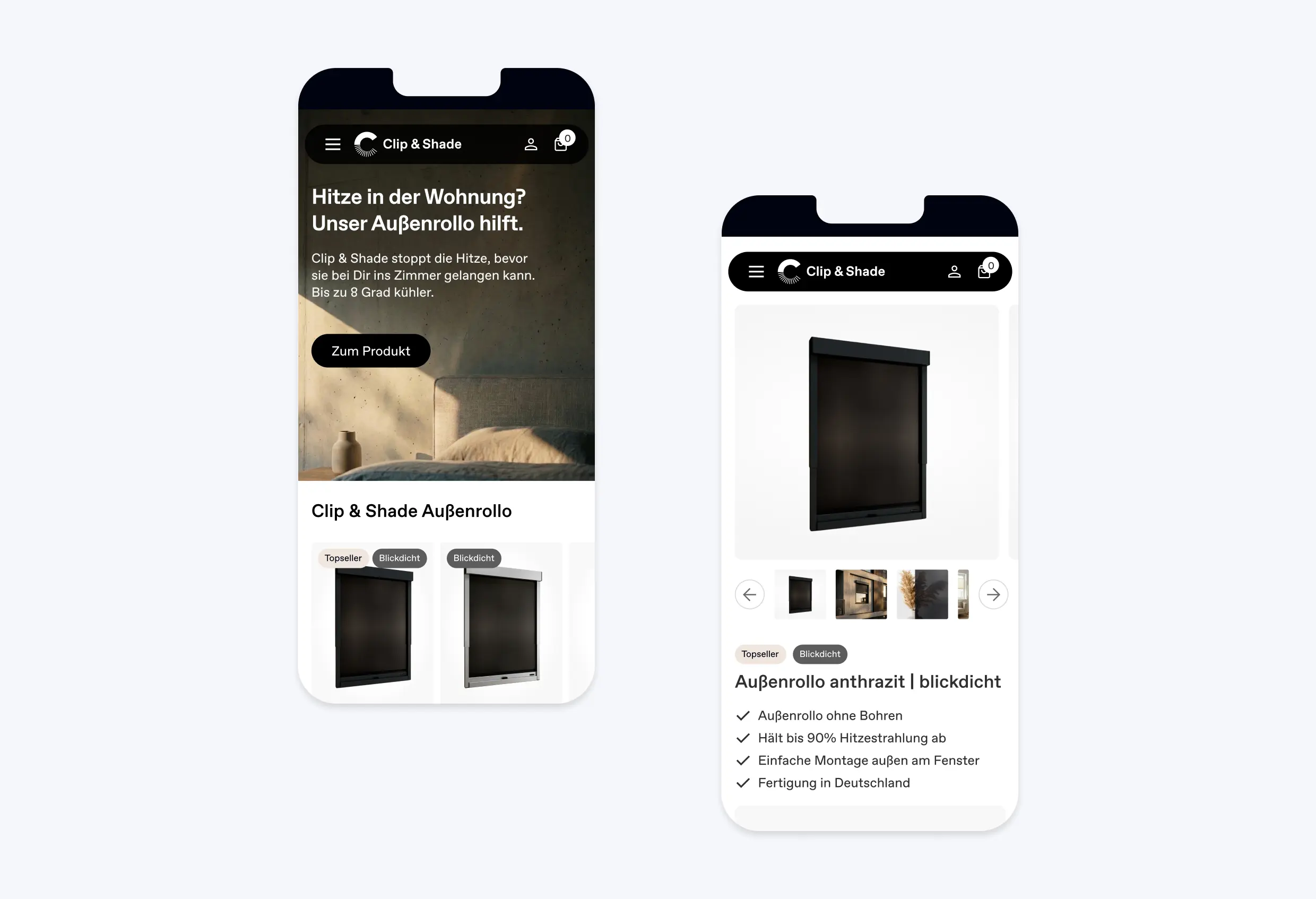 Mobile Designs Clip & Shade