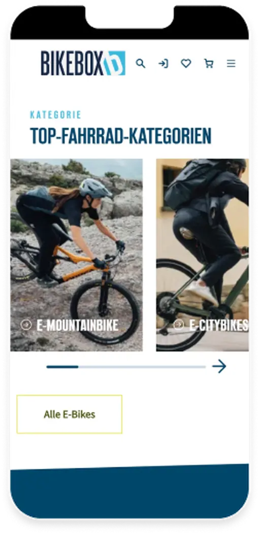 Mobile Mockup Bikebox