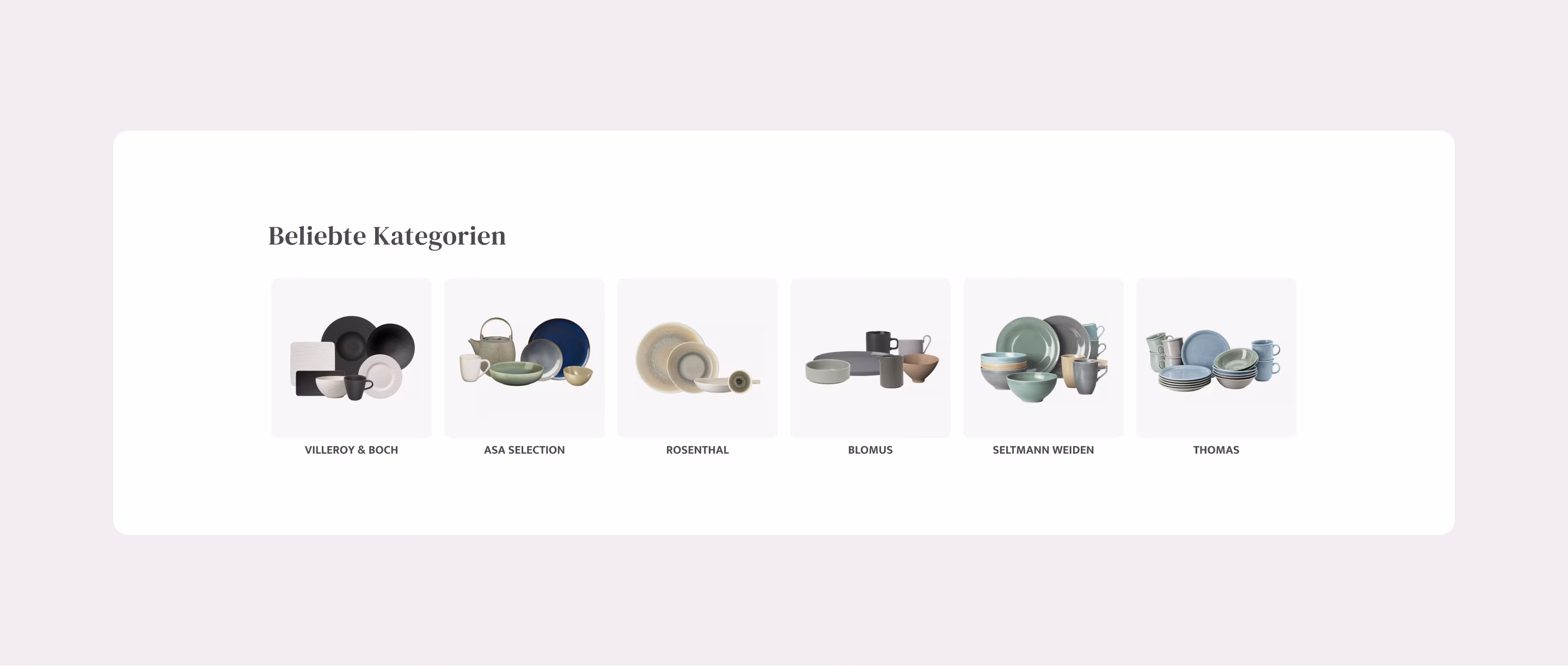 Tischideen & Ambiente Kategorieseite