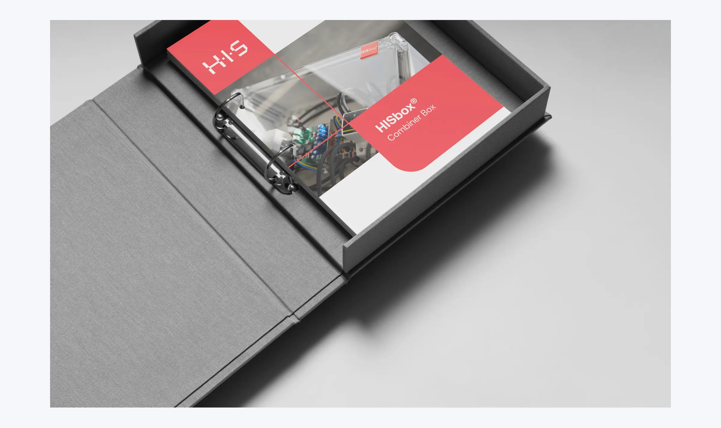 Corporate Design Produktmappe Cover HIS Case Study