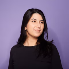 Quadratisches Portraitfoto von Isabel Engel