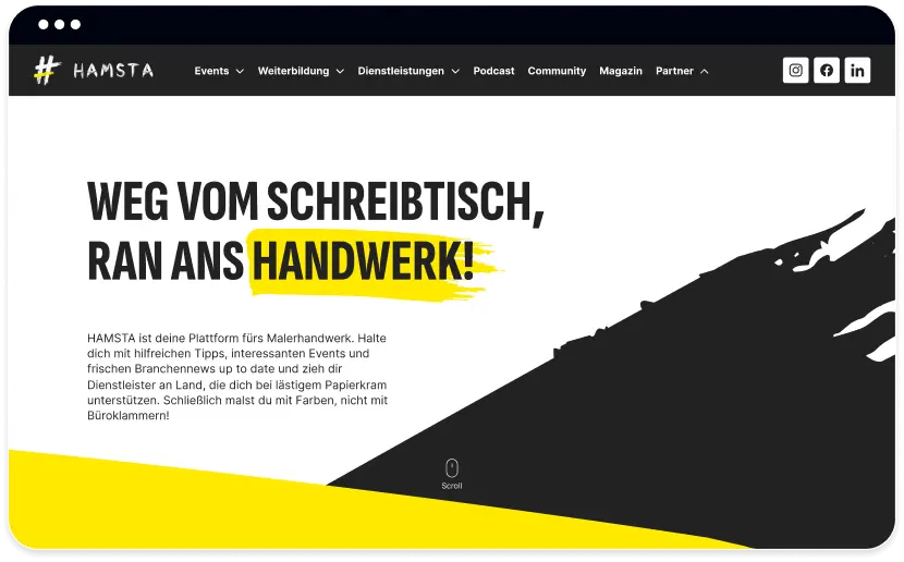 headless cms onedot solutions collage screen hamsta