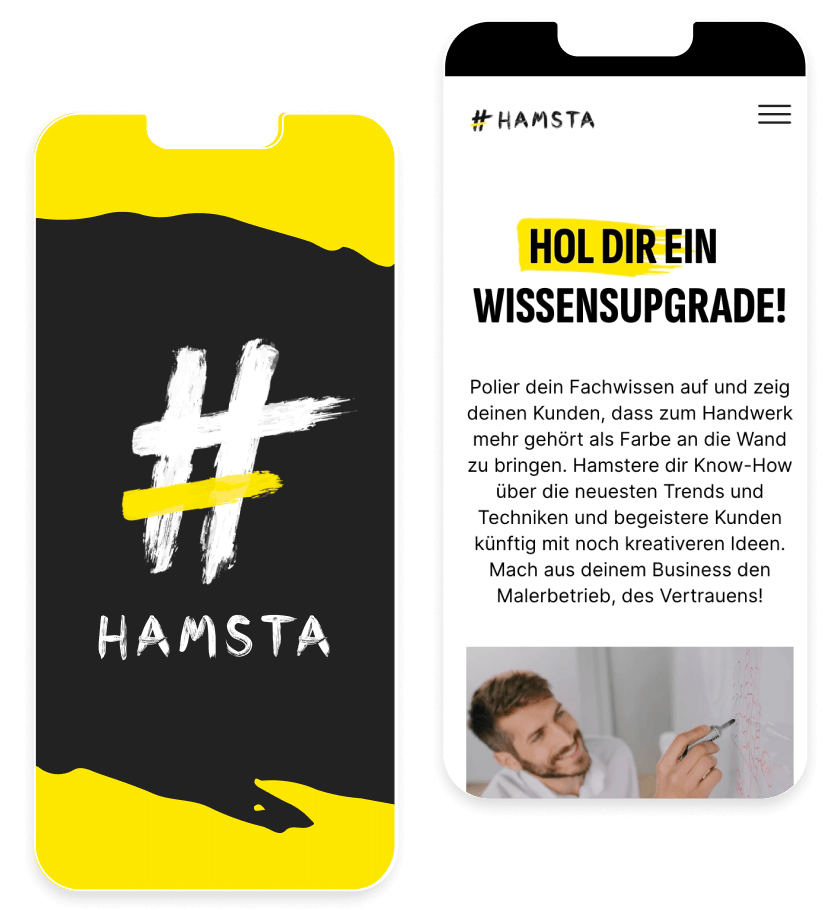 headless cms onedot solutions collage screen hamsta