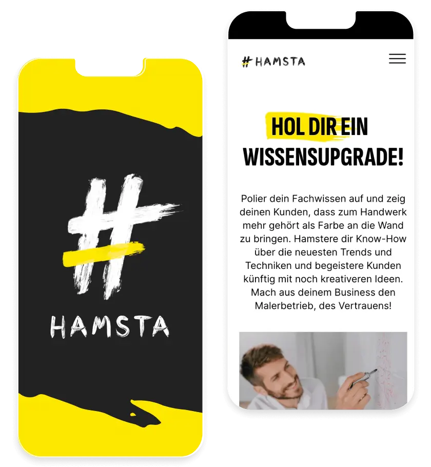 headless cms onedot solutions collage screen hamsta