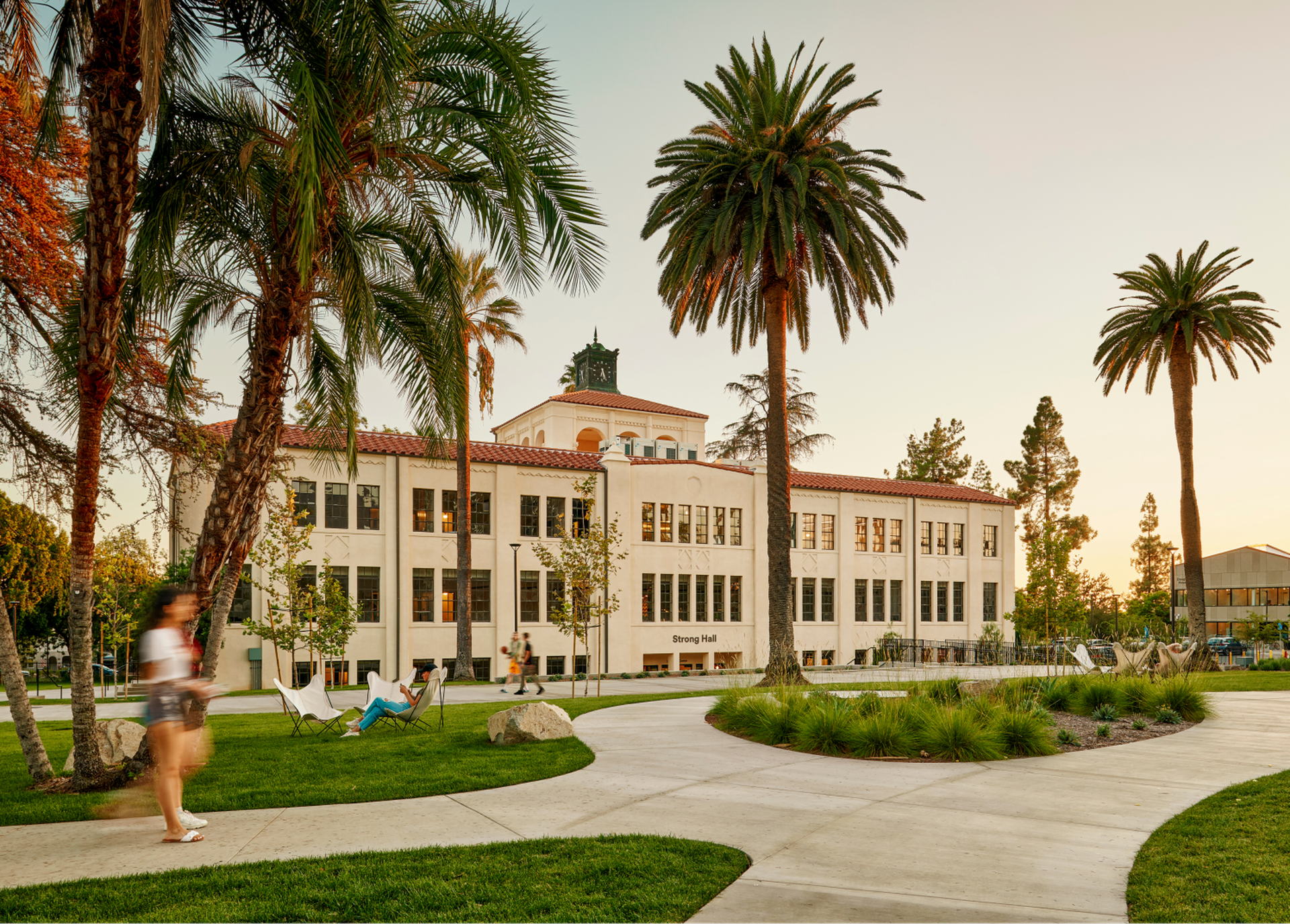 School Building Front View