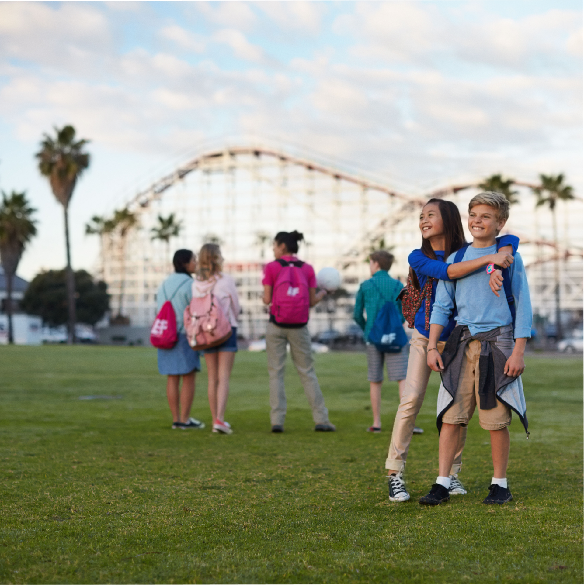 Students Sightseeing