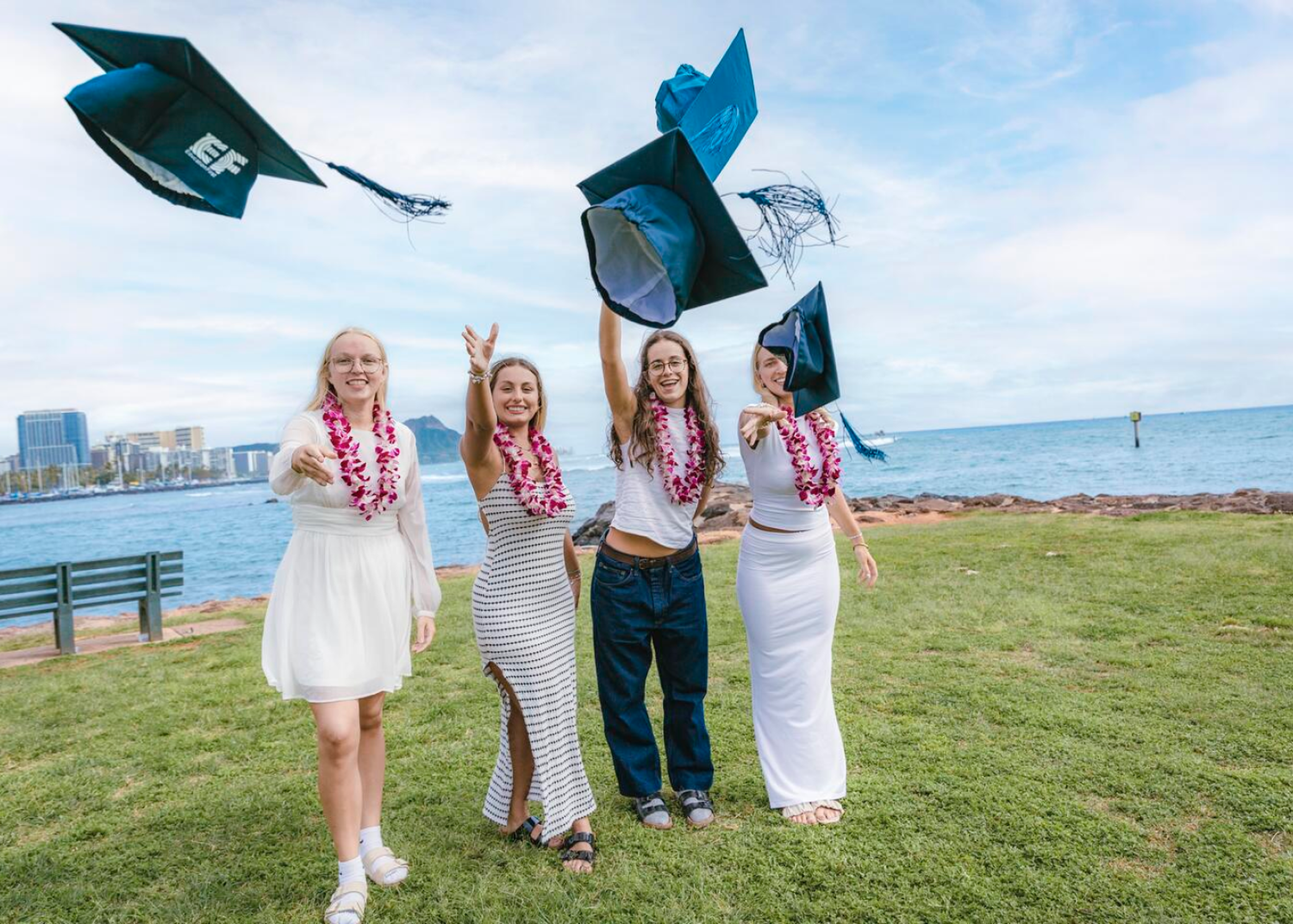 Studenten bei der Abschlussfeier
