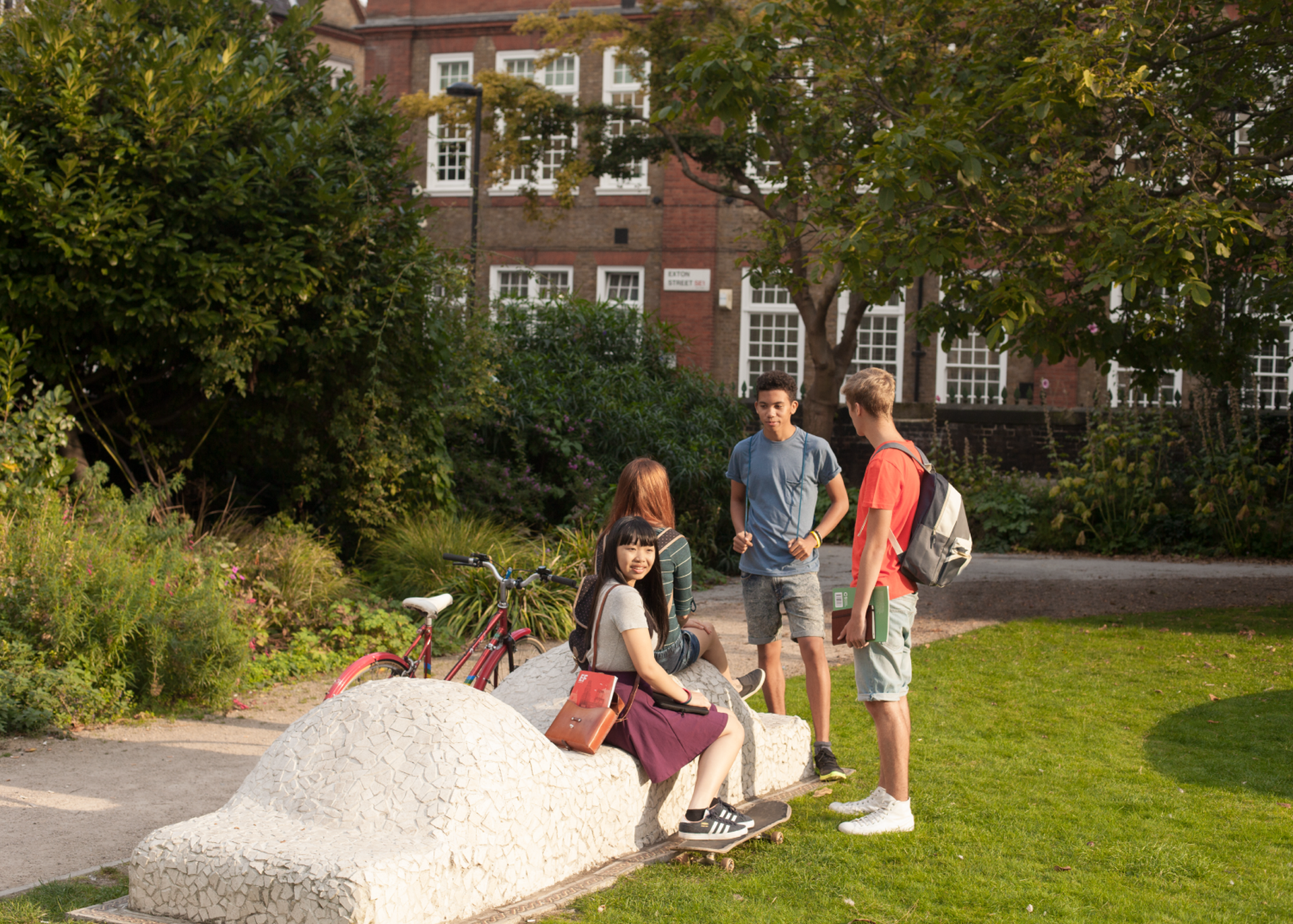 Students Talking
