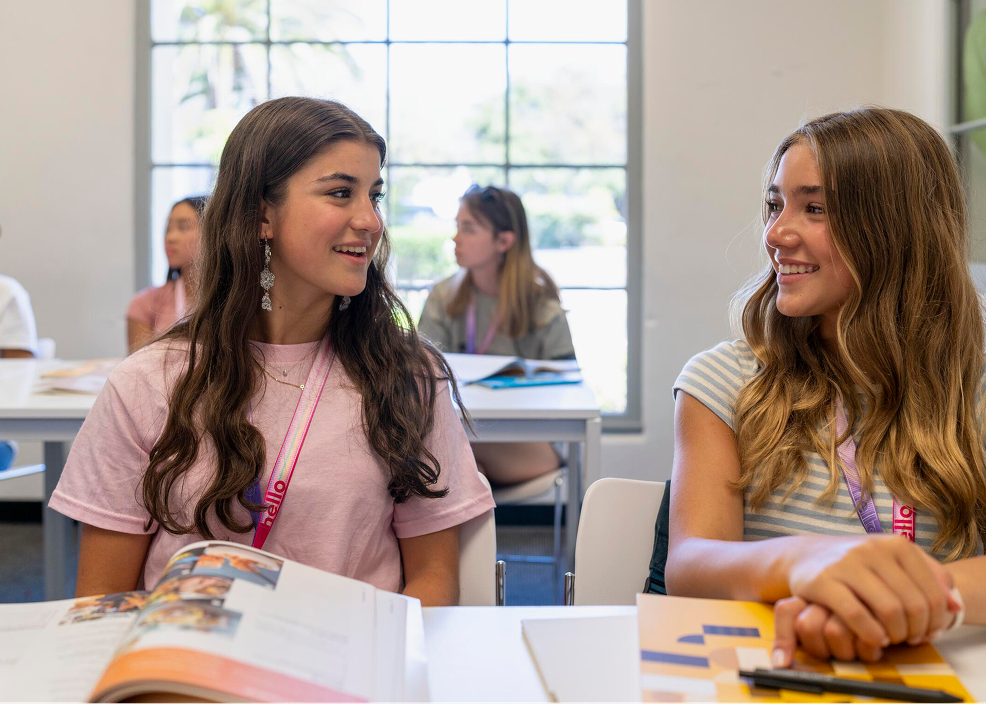 Students Talking In Classroom
