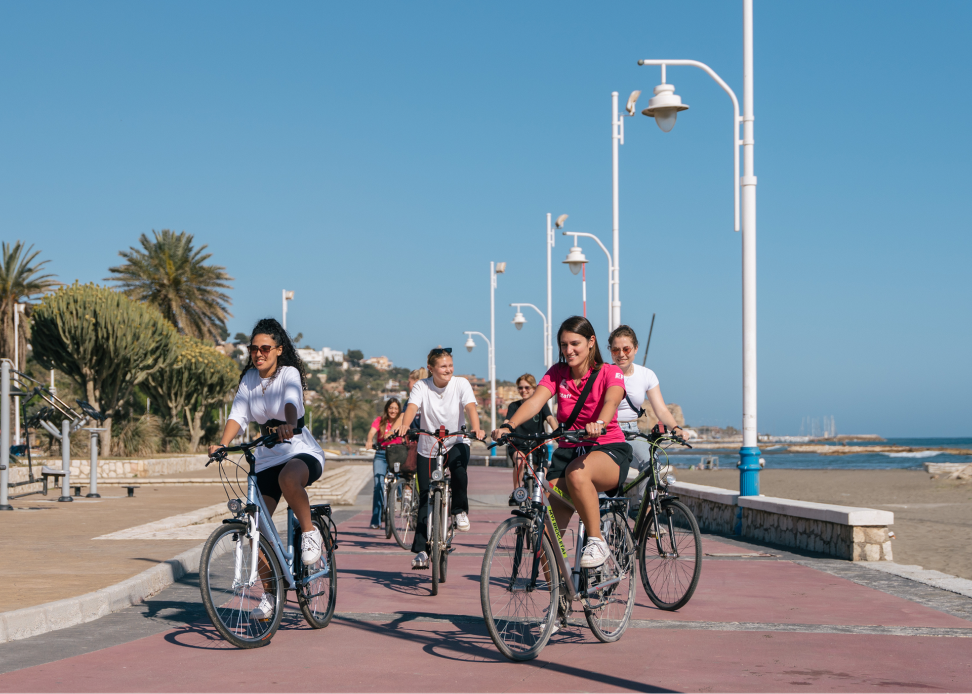 Students Cycling