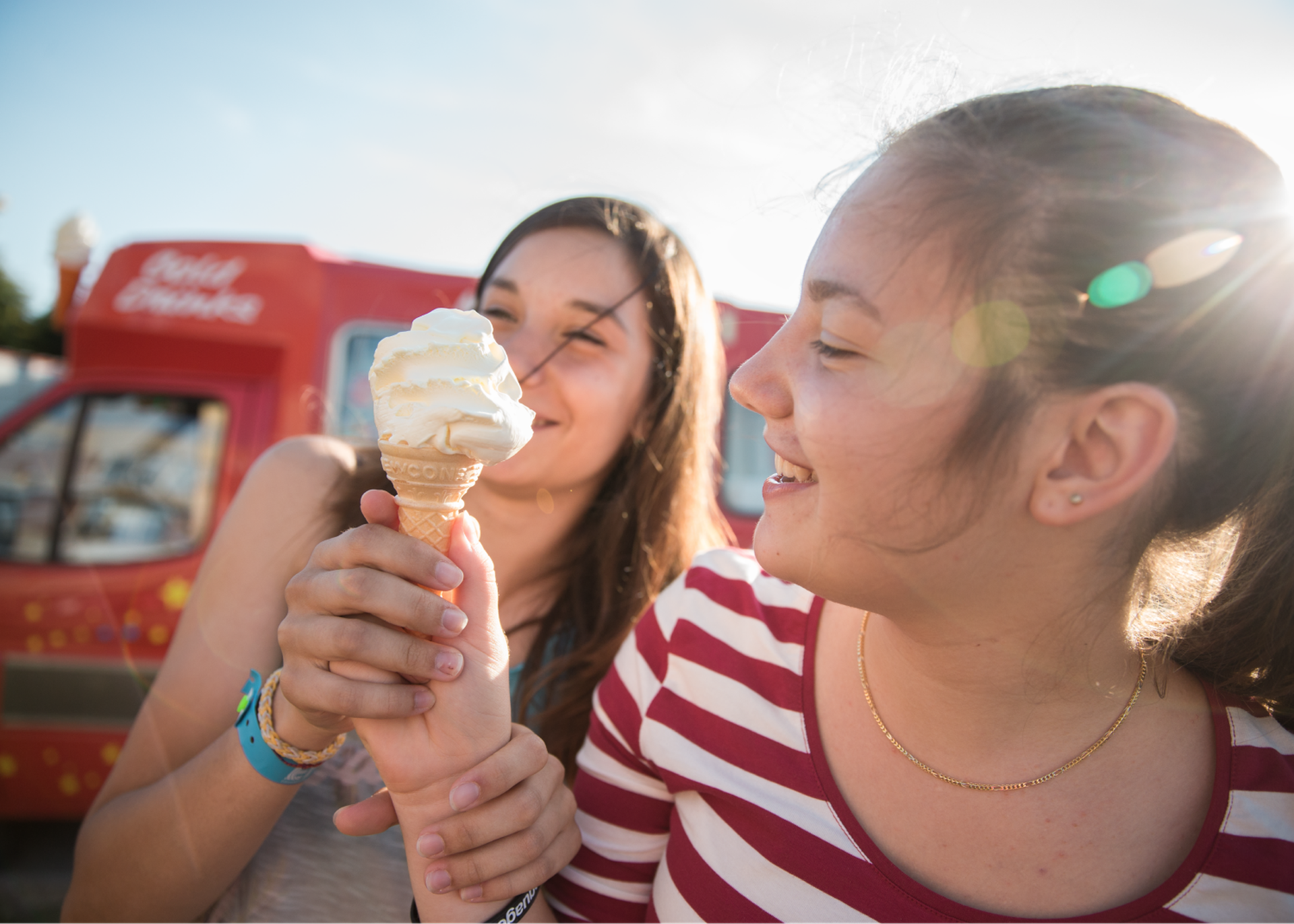 Students Enjoying Icecream