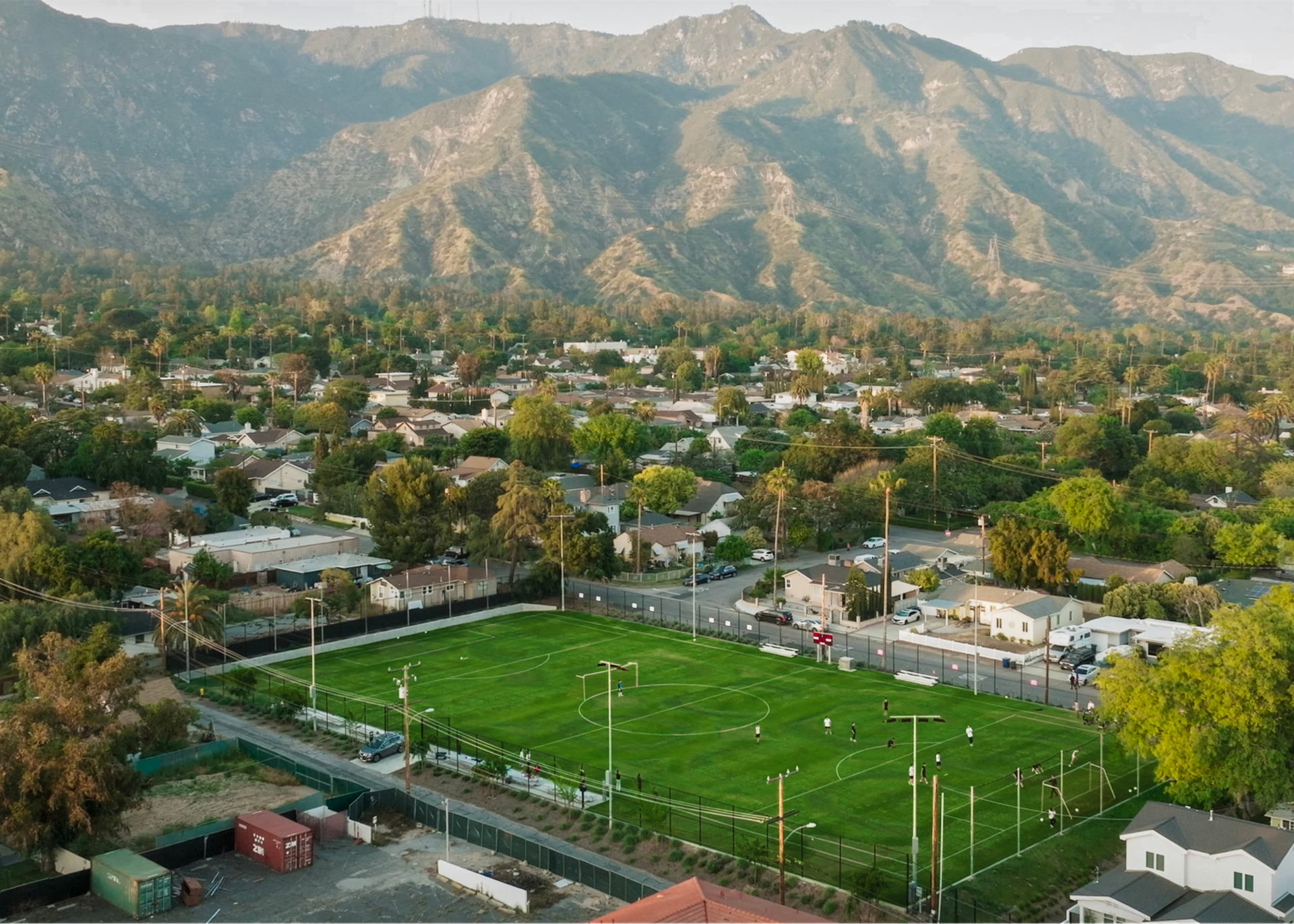 Football Court Top View