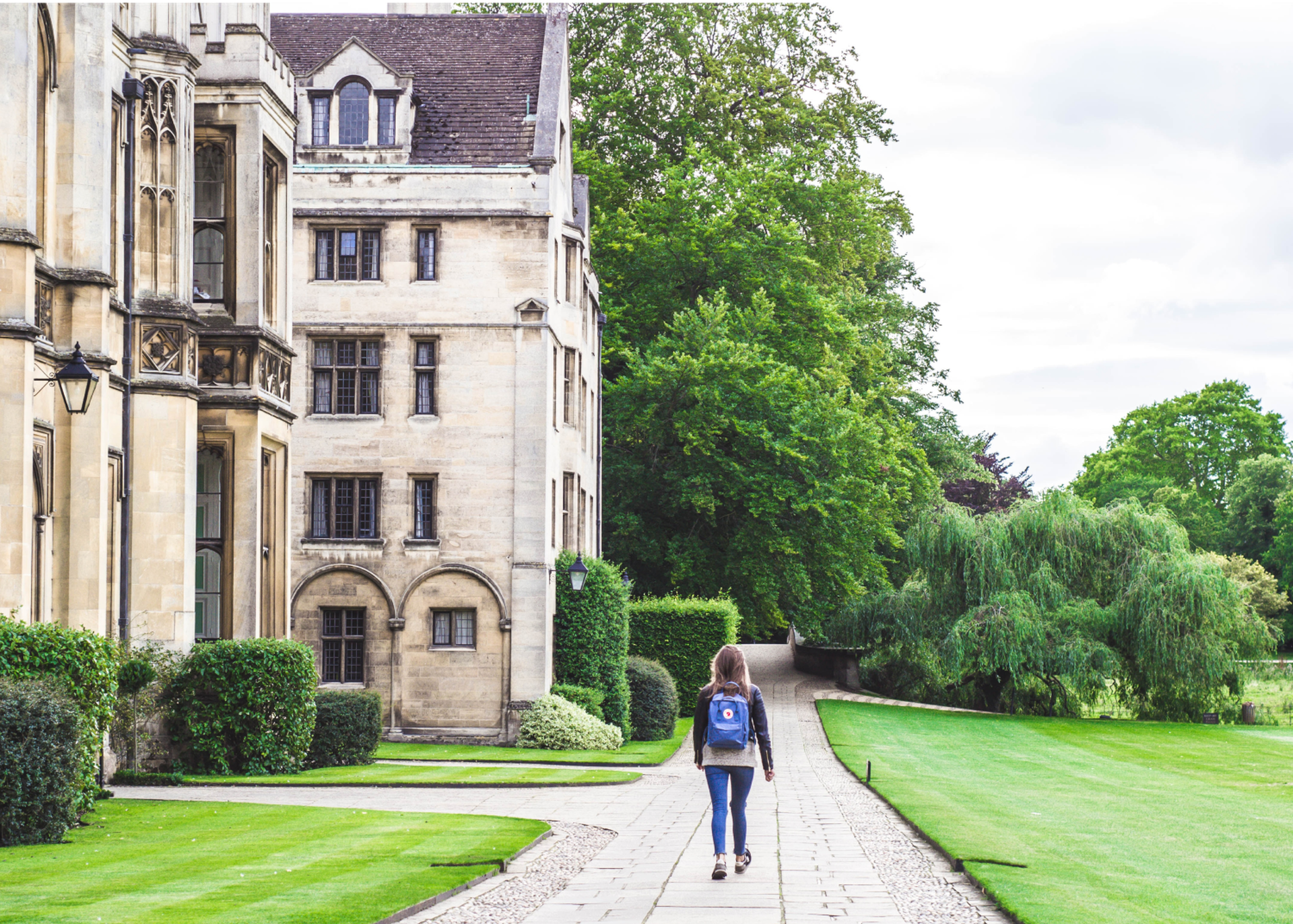 Students Walking In Campus