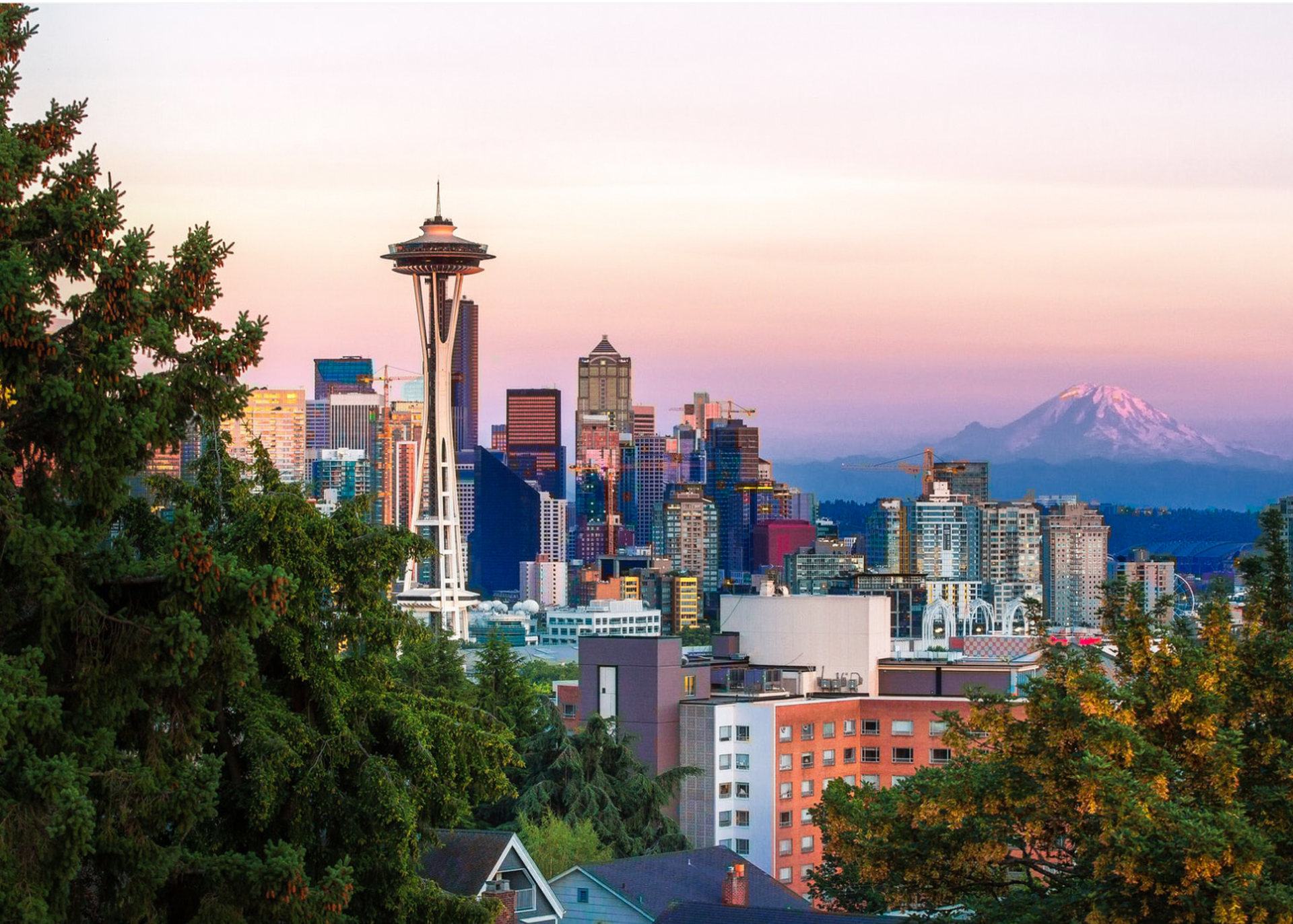 The Space Needle And Cityscape