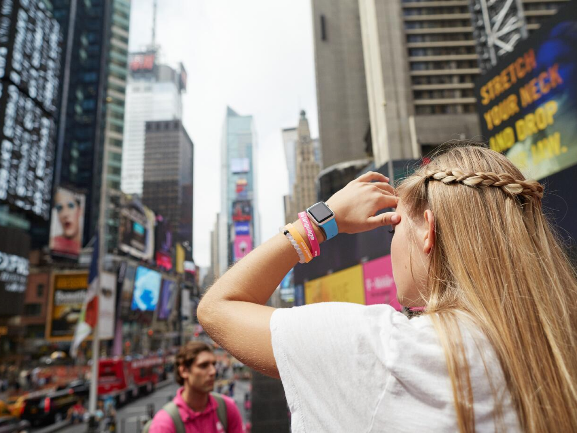 Sightseeing at Times Square