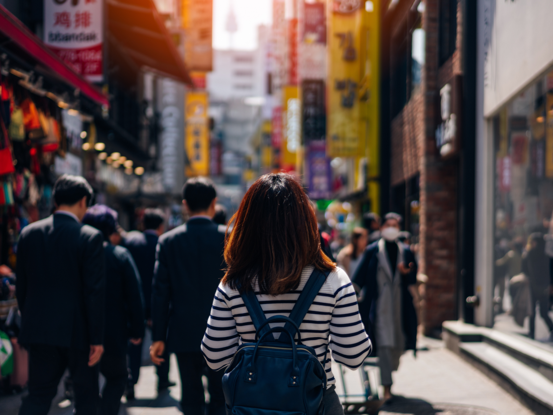Student In Seoul Street