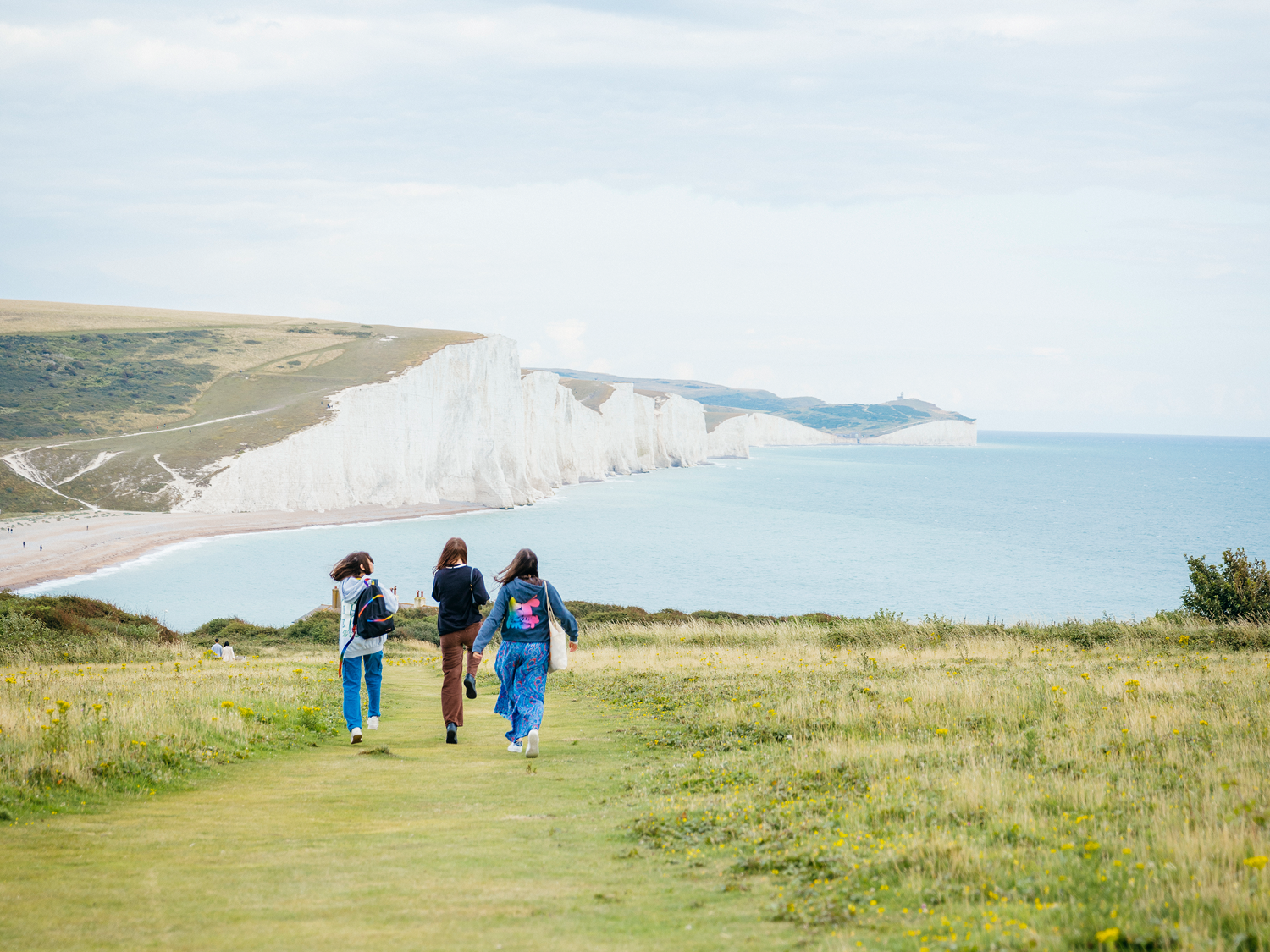 Students Near Seven Sister Cliff