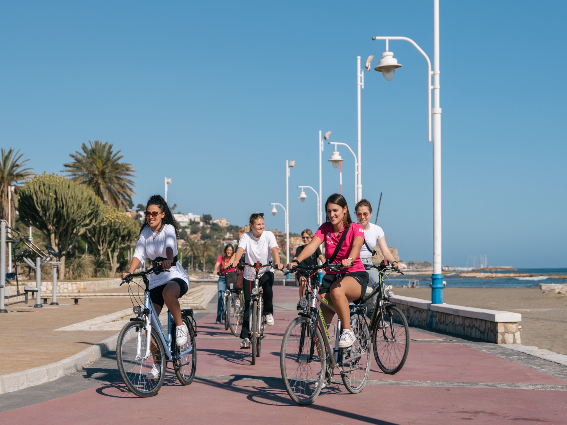 Students Cycling