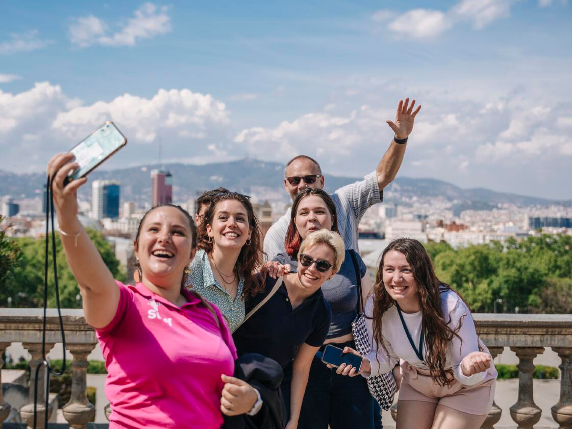 Students Taking Selfie