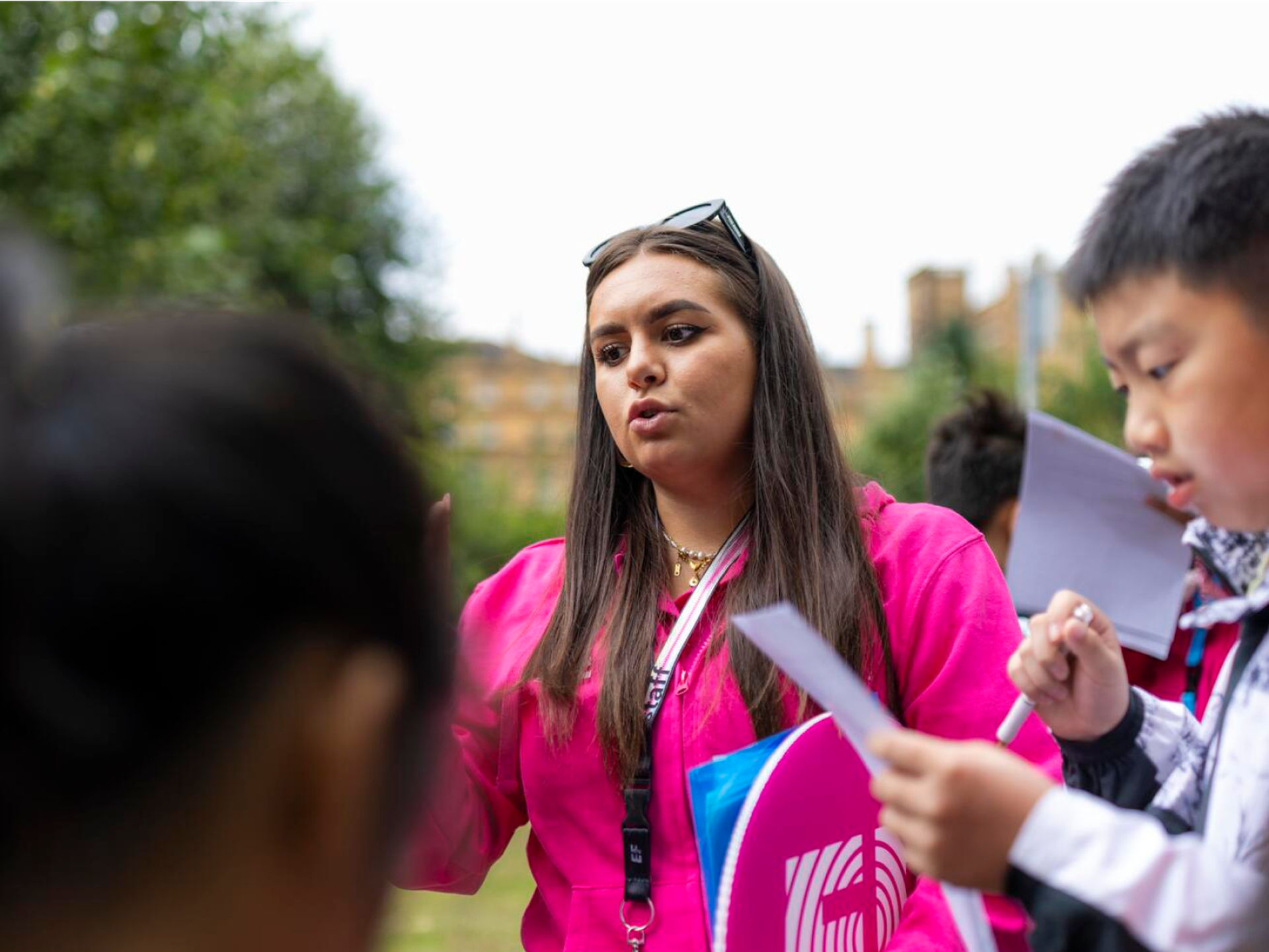 Staff Guiding Students