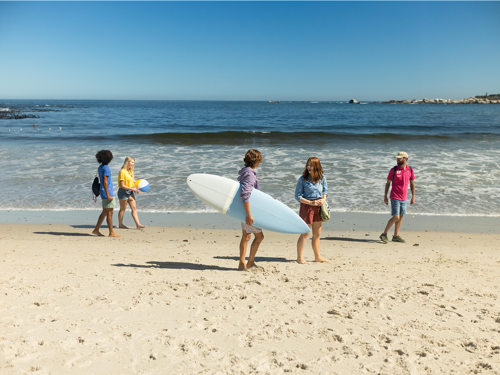 Students beach