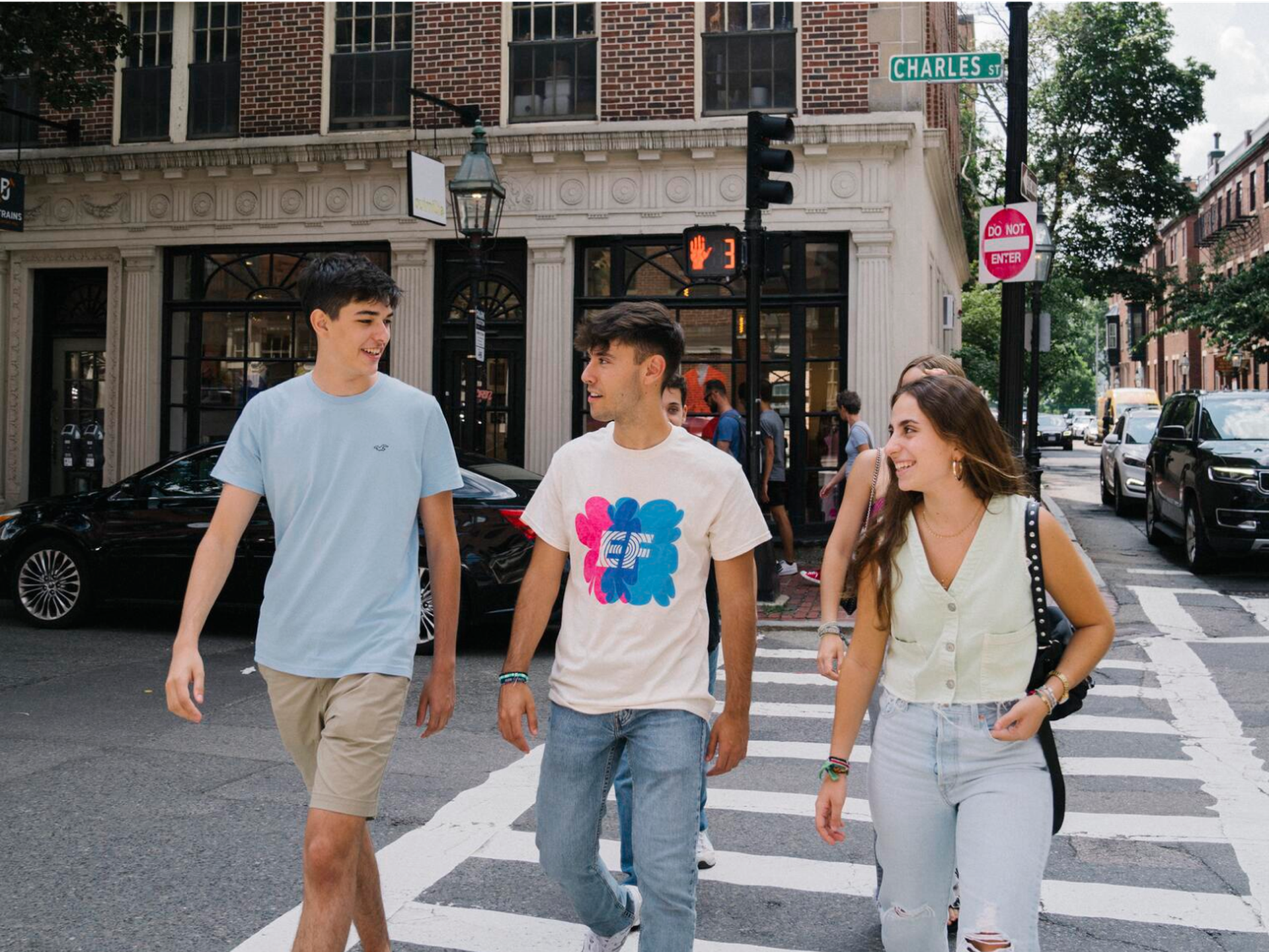 Students Walking