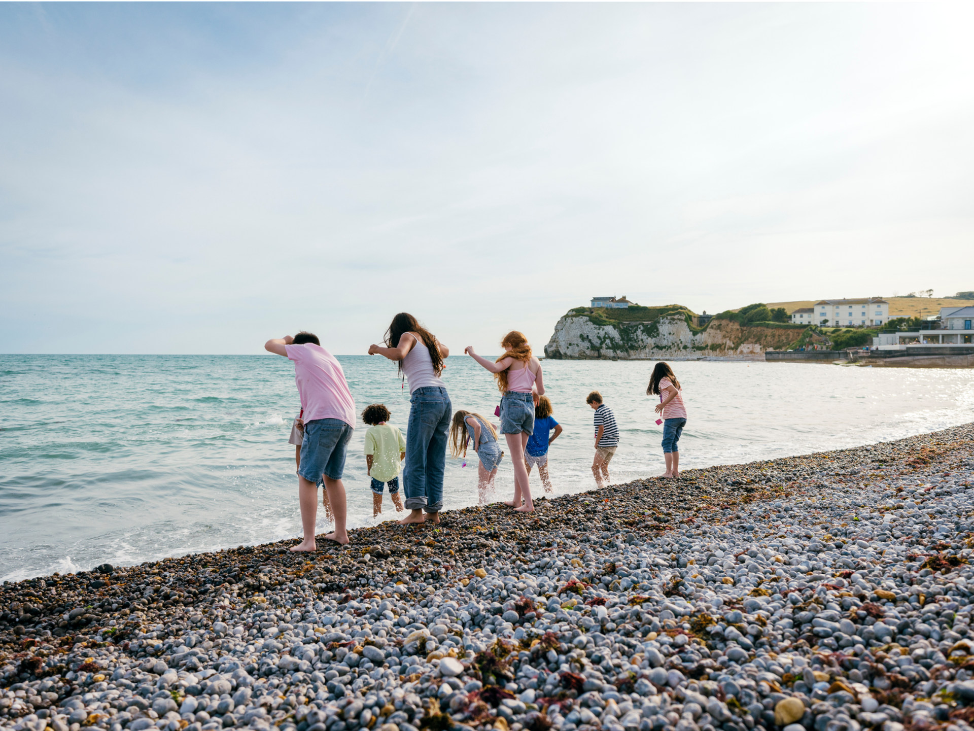 Students In Beach