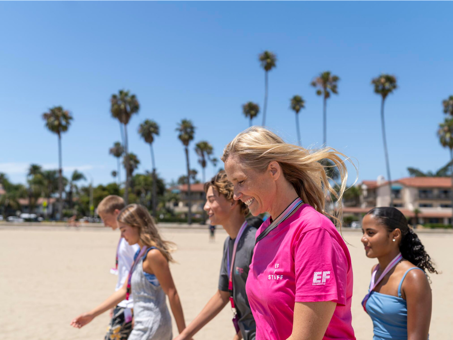 Students In Beach