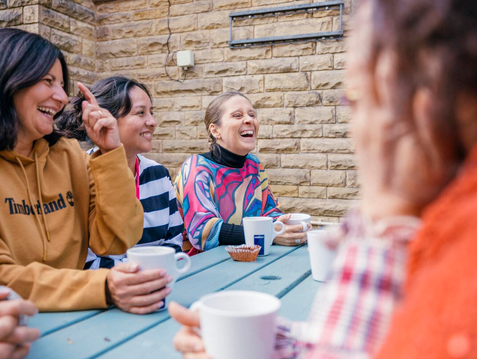 Students Drinking Tea
