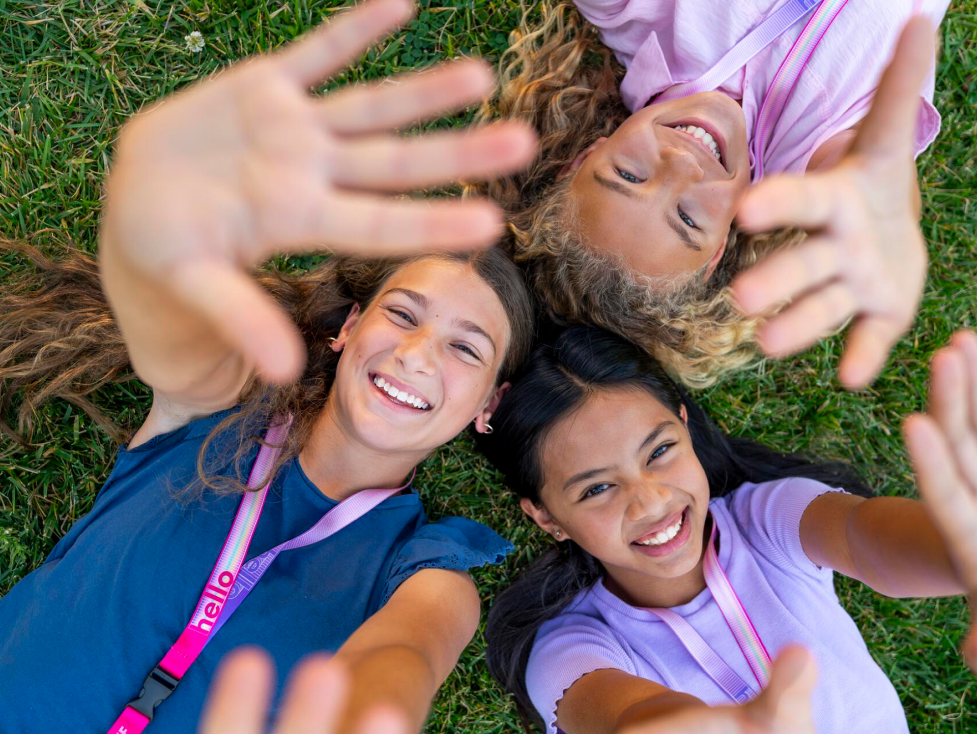 Students Laying In Lawn