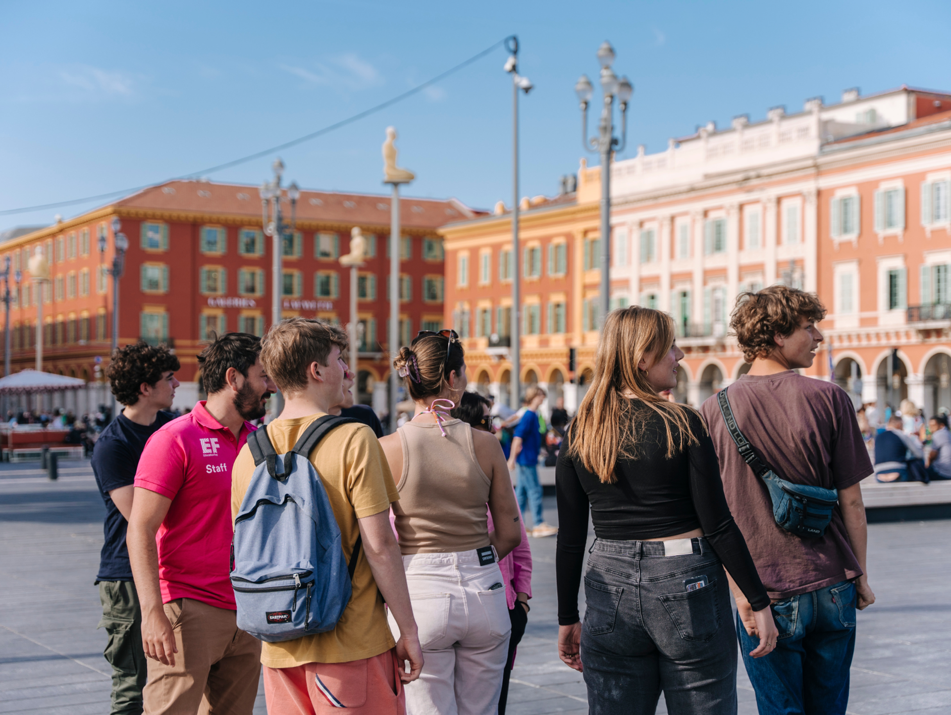 Students On City Tour