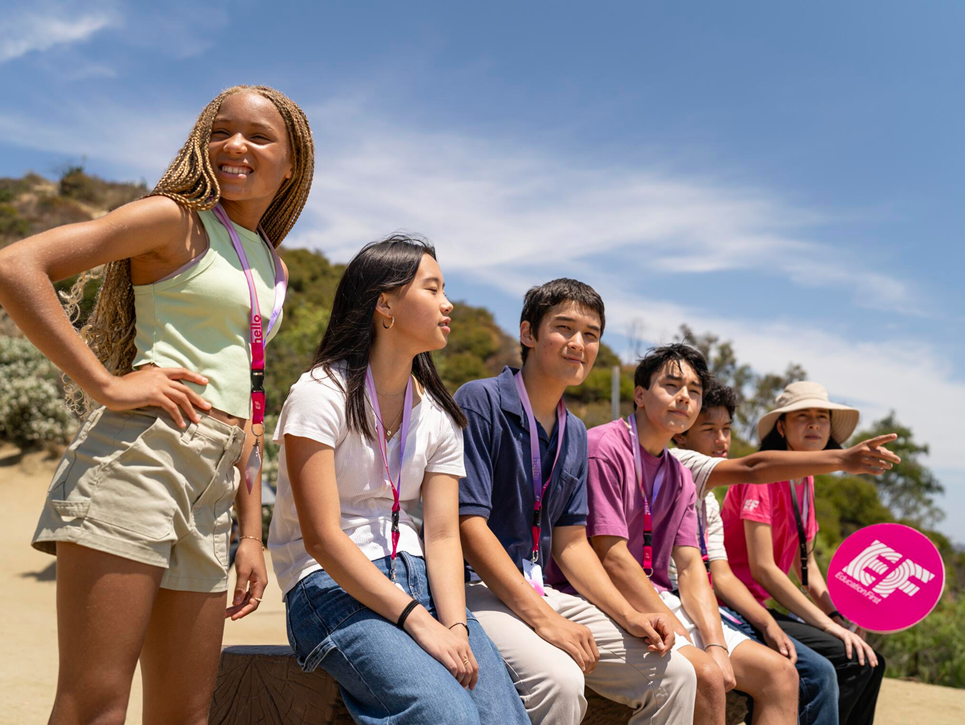 Students Sightseeing