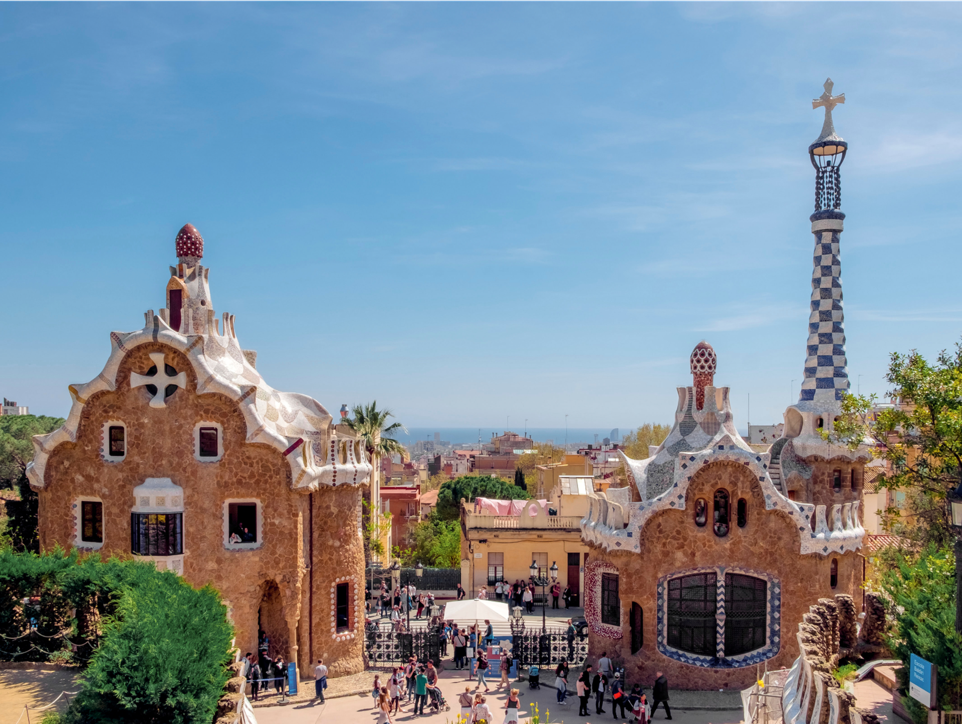 Crowd At Park Güell