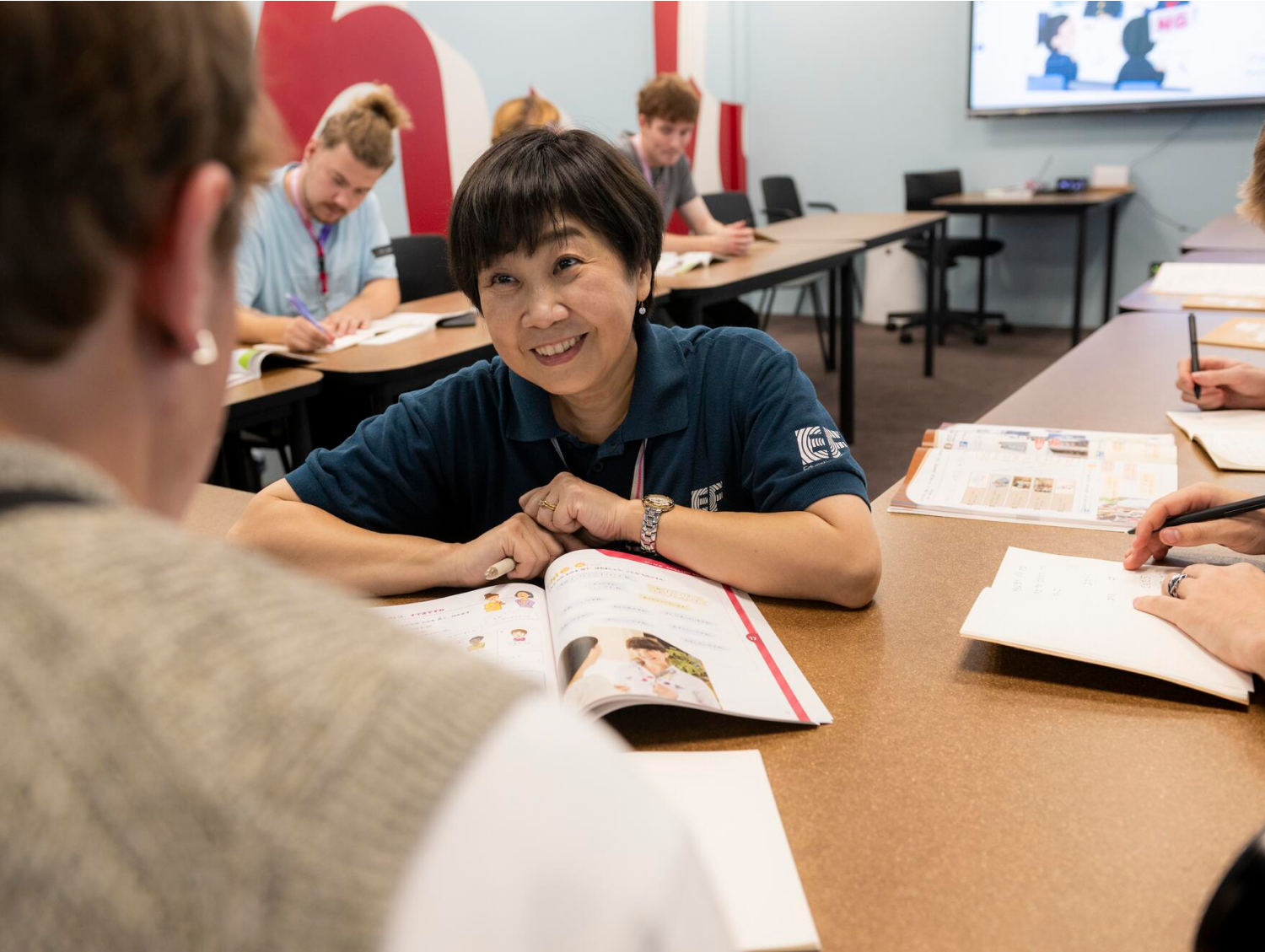 Staff Teaching Students