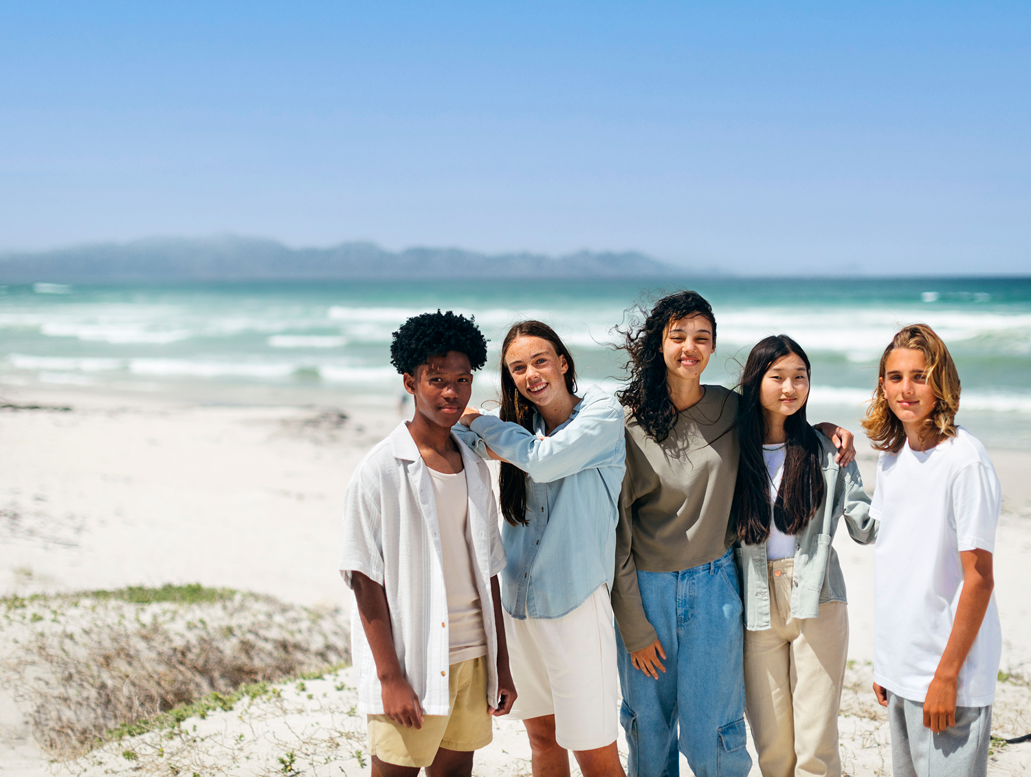 Students In Beach