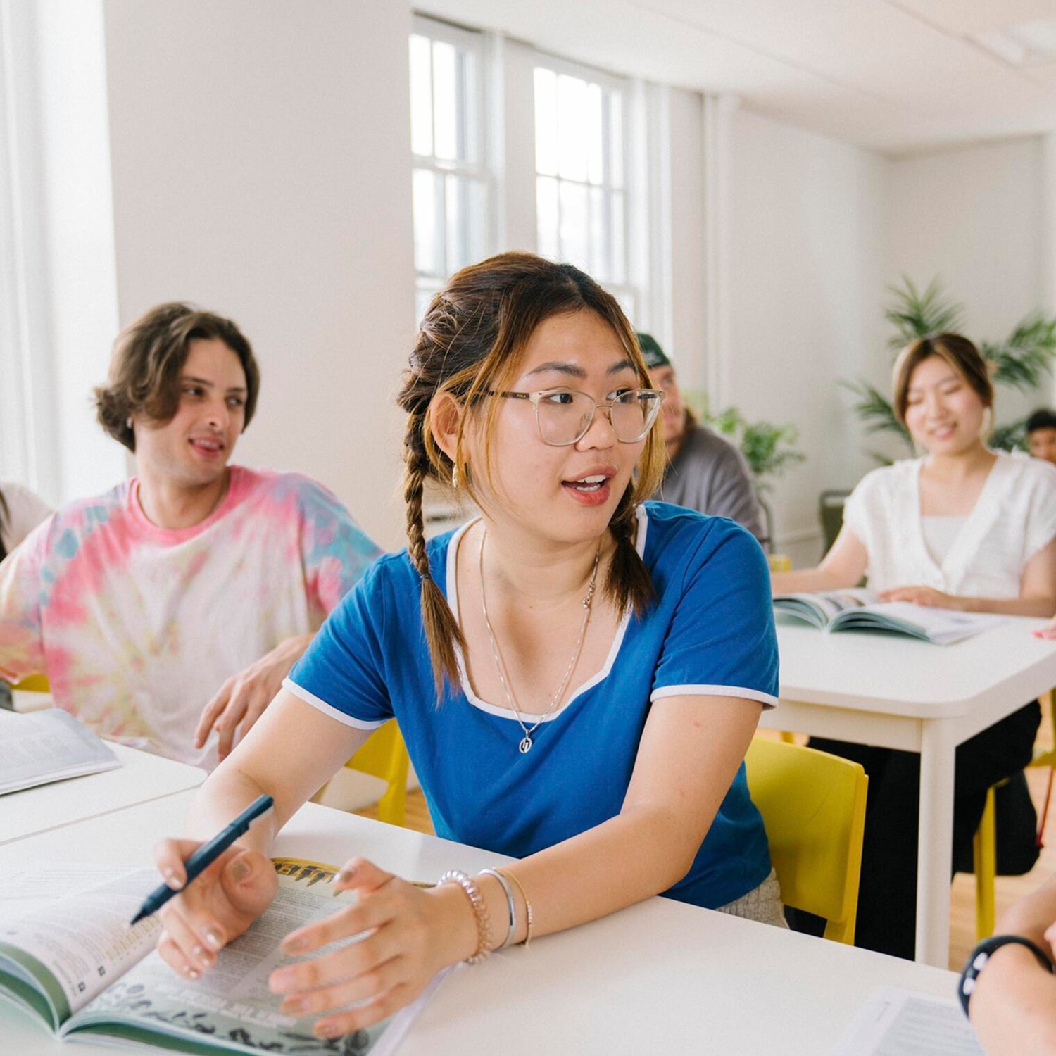 Students Learning In Classroom