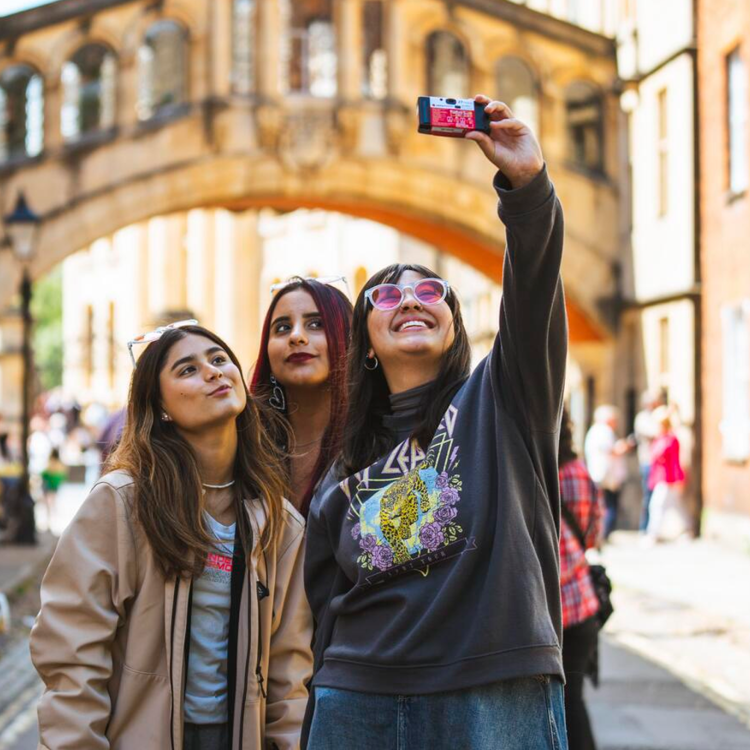 Students Taking Selfie