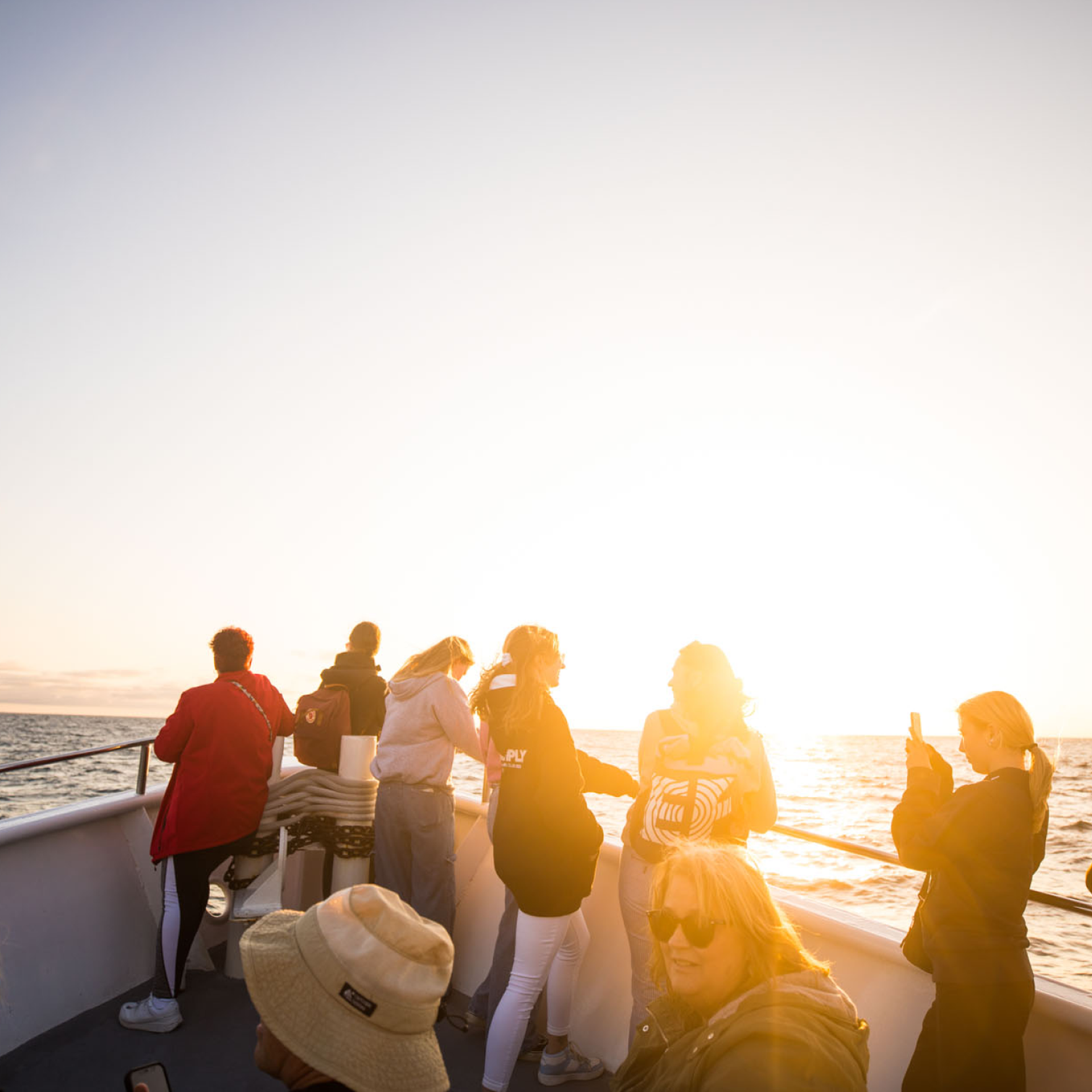 Students on Boat Ride