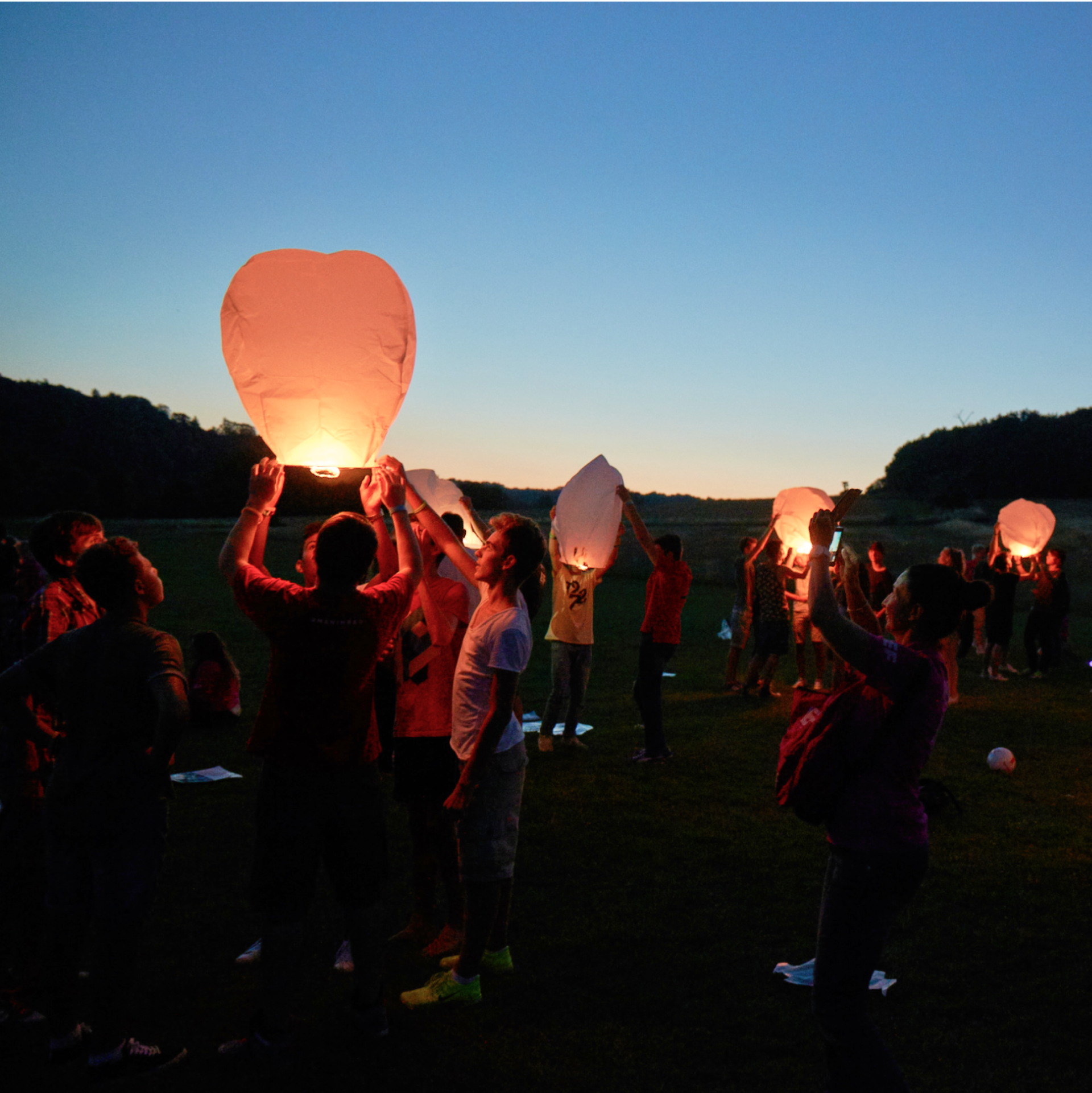 Students Sitting In Lawn