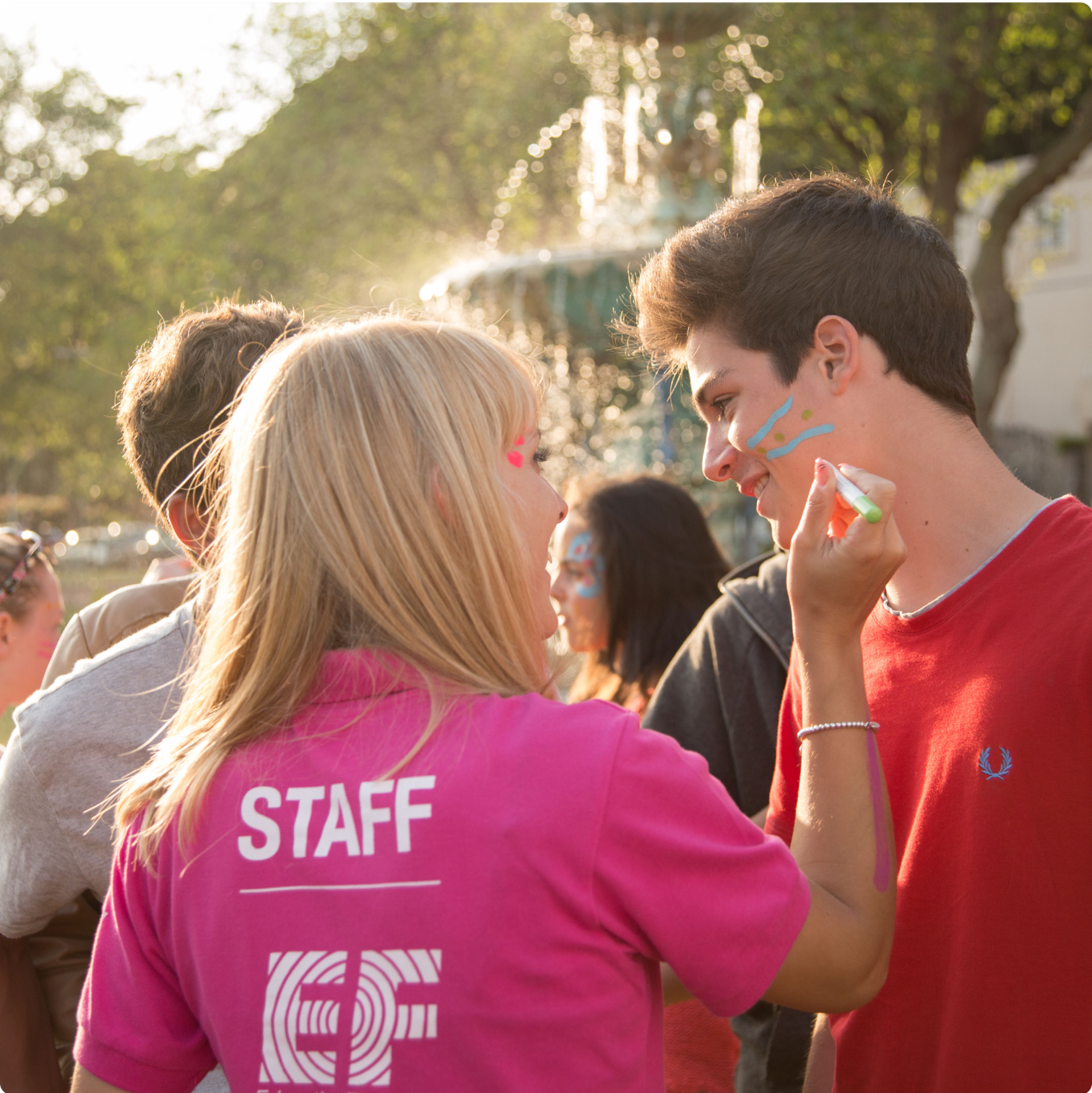 Students Face Painting