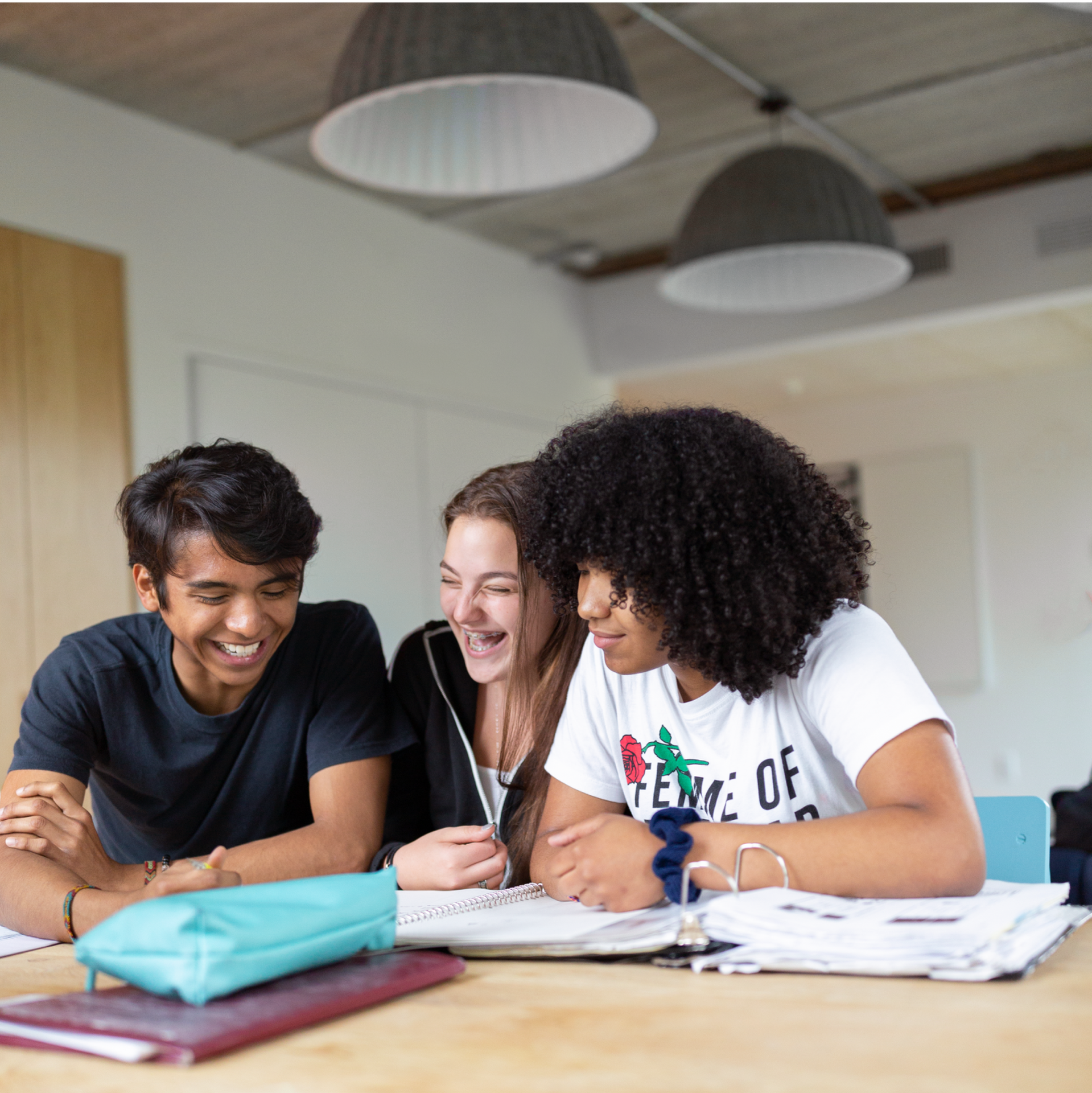 Students Studying