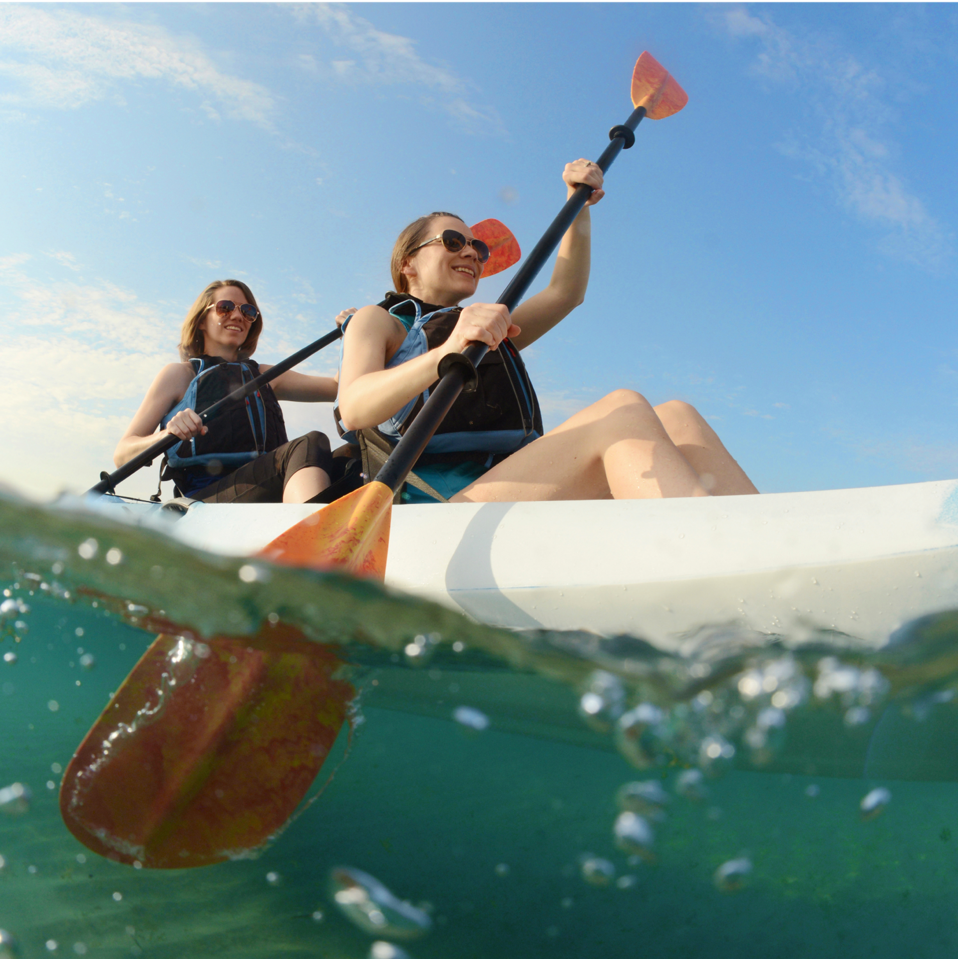 Students Kayaking