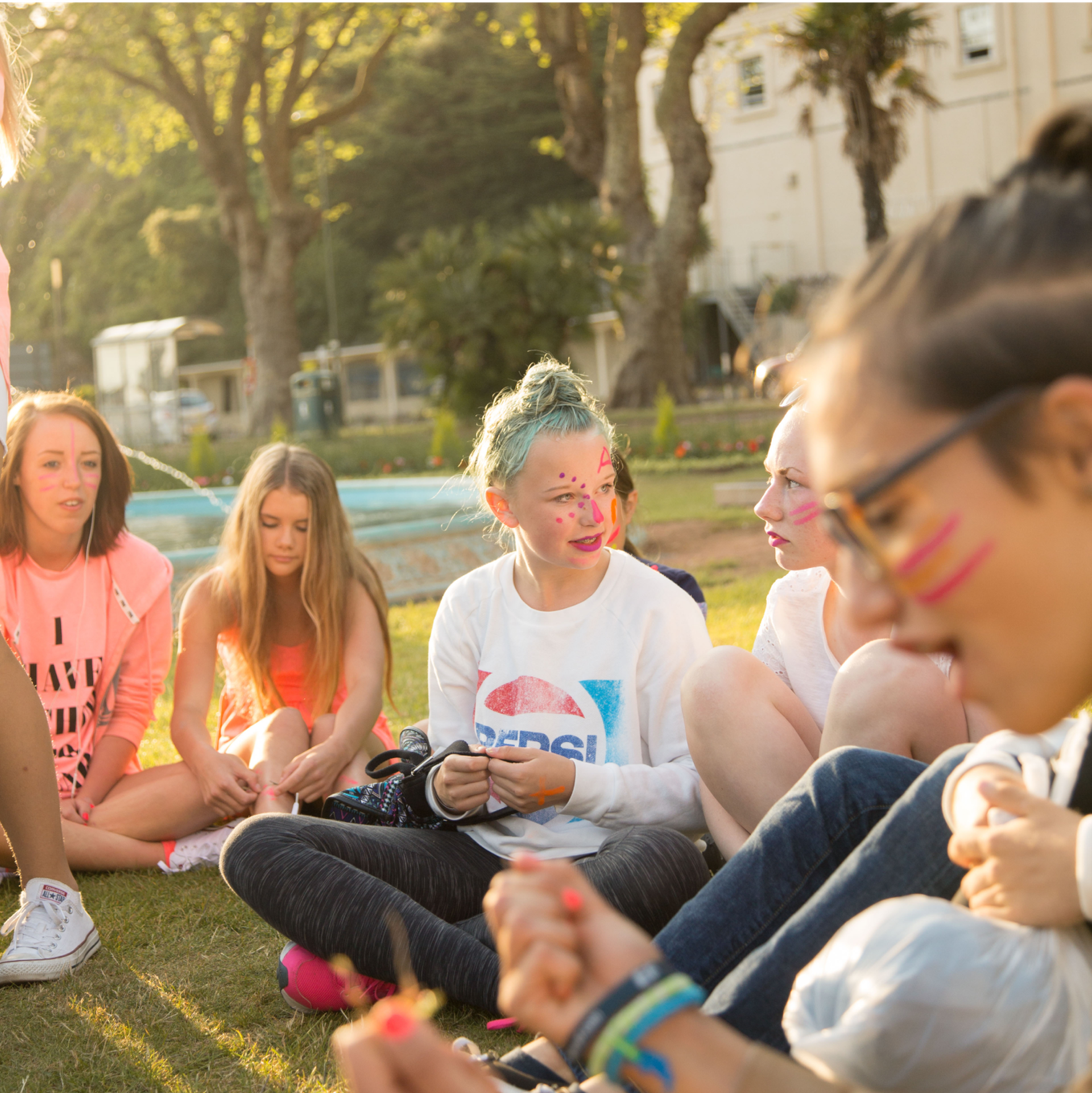 Students Face Painting