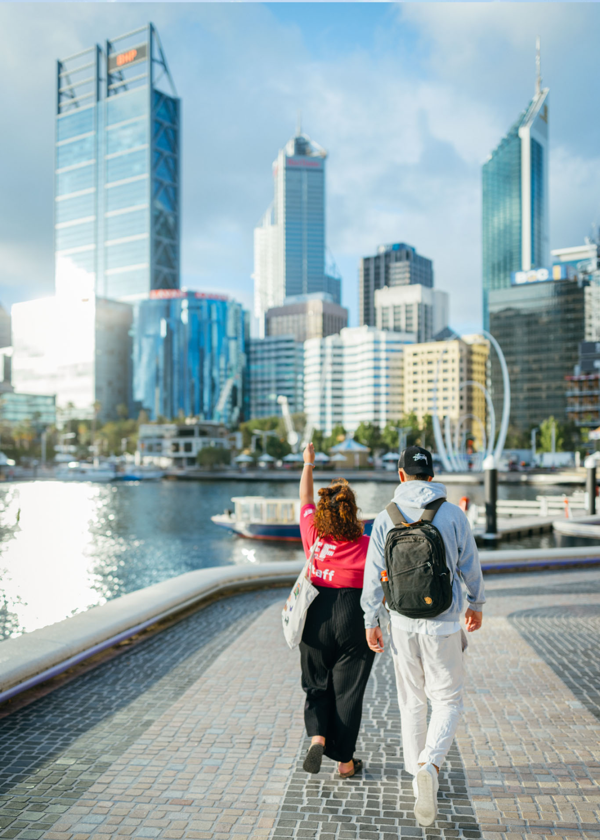 Students CityWalk With EF Leader