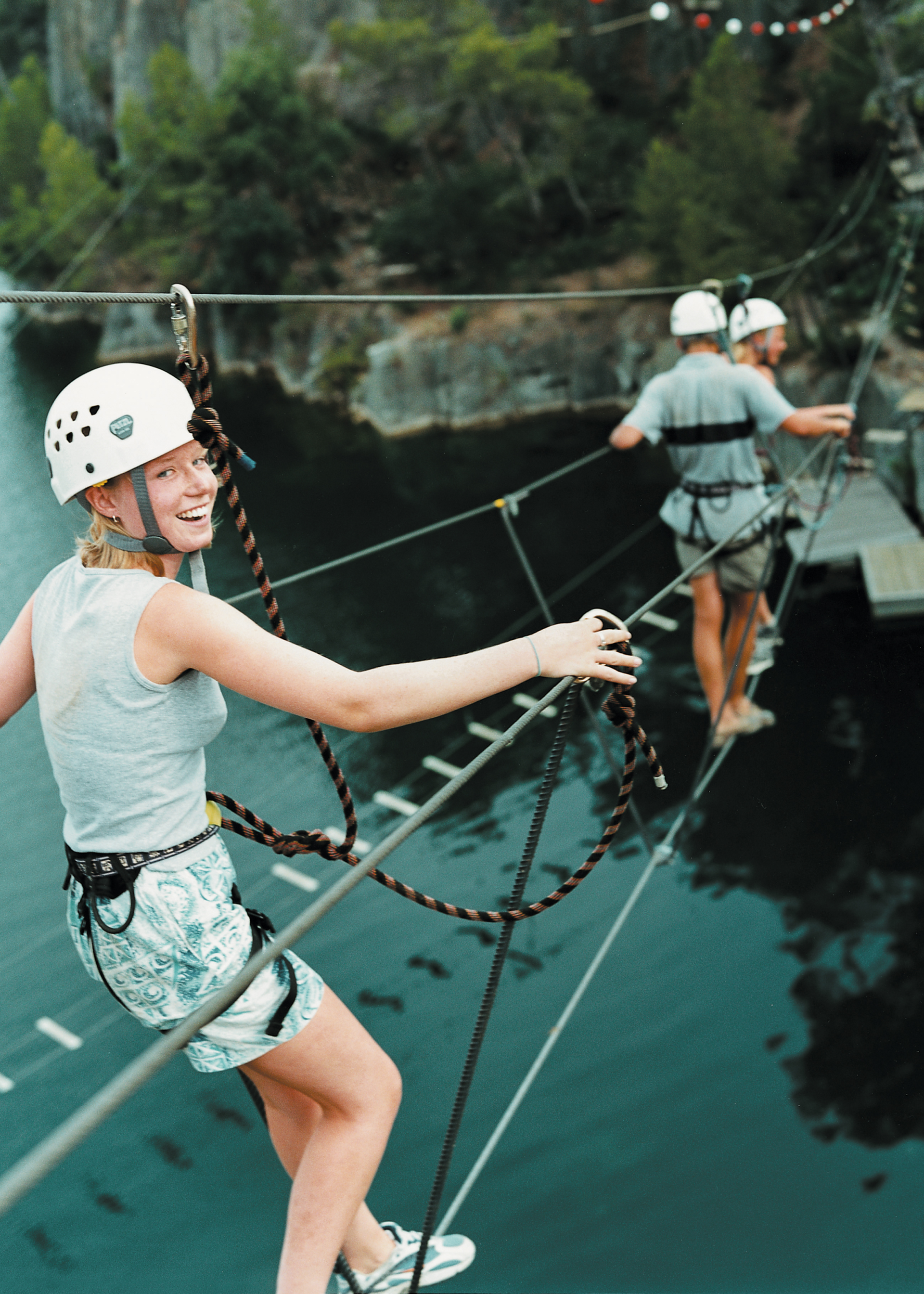 Students Enjoying Adventure Sport